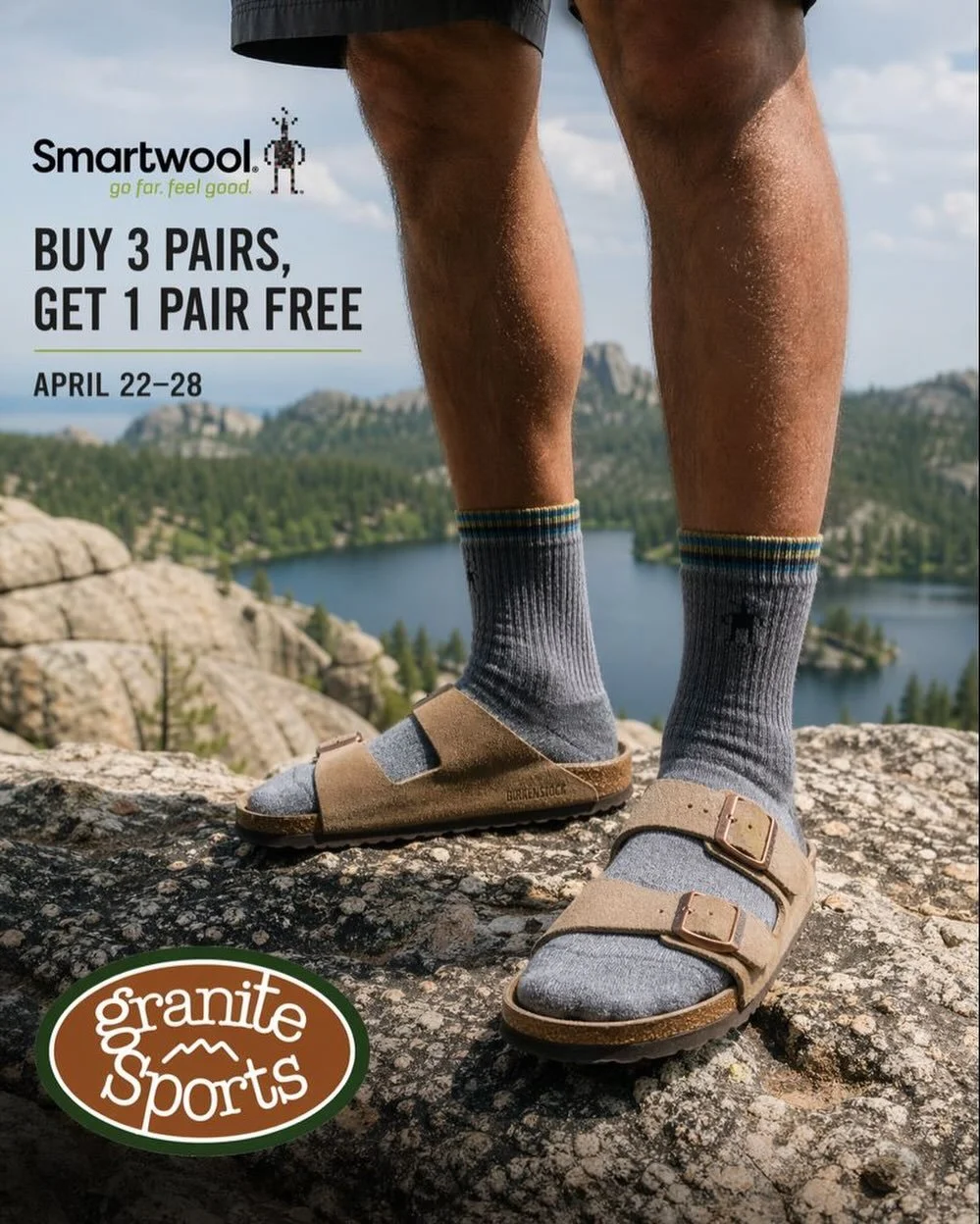 April is &ldquo;Smartwool Sock Month&rdquo; (see previous post regarding their sock recycling program!) and we&rsquo;re ending it with the same great deal we started it with! Now through April 28th, we&rsquo;ll give you a FREE PAIR OF SMARTWOOL SOCKS