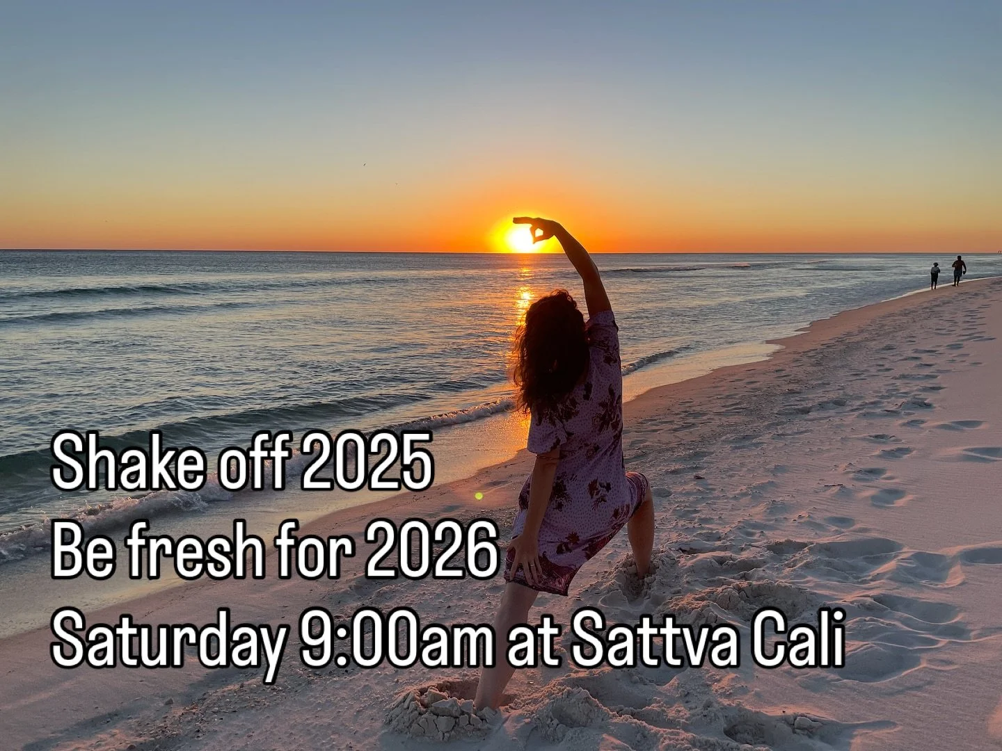 Let&rsquo;s do this.

Integrate the lessons of the year + start 2026 in full power radiance with @heatheryalin 

Tomorrow, Saturday 9:00 am @sattvacali 

✨💫🌟