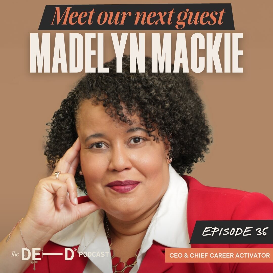 Next week we have the greatest pleasure of having CEO &amp; Career Coach @madelynmackieaycd on the podcast! 🌟

With a fascinating journey from biochemistry research to consulting for VIP clients like the @raiders and X (formerly @twitter), Madelyn b