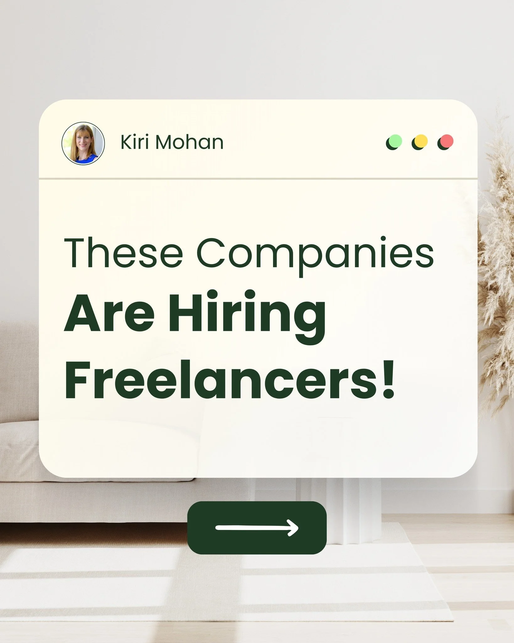 We have some new freelance job opportunities just for you!

Ready to land your next big gig? Join my Freelancer Roundup and get access to exclusive job listings and expert tips delivered to your inbox every Monday morning. 🚀

Don&rsquo;t miss out&md