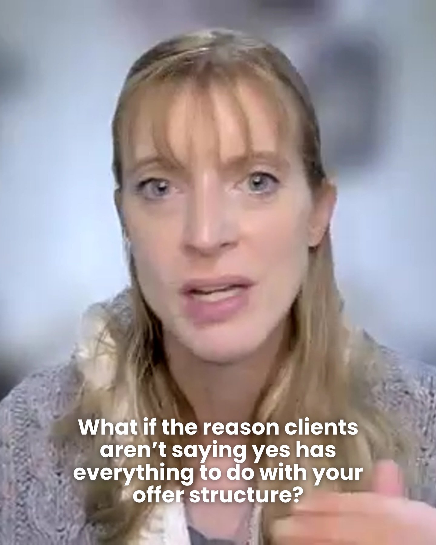 The reason clients aren&rsquo;t saying yes might have nothing to do with your skills and everything to do with your offer structure.

If you&rsquo;re feeling stuck, scattered, or tempted to create yet another service because the current one isn&rsquo