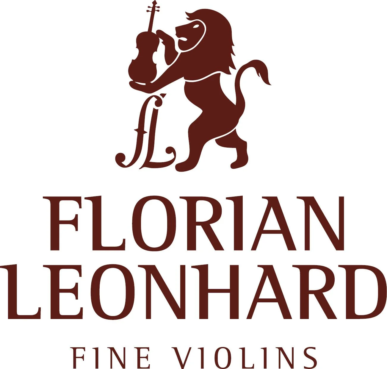 Florian leonhard fine violins logo.