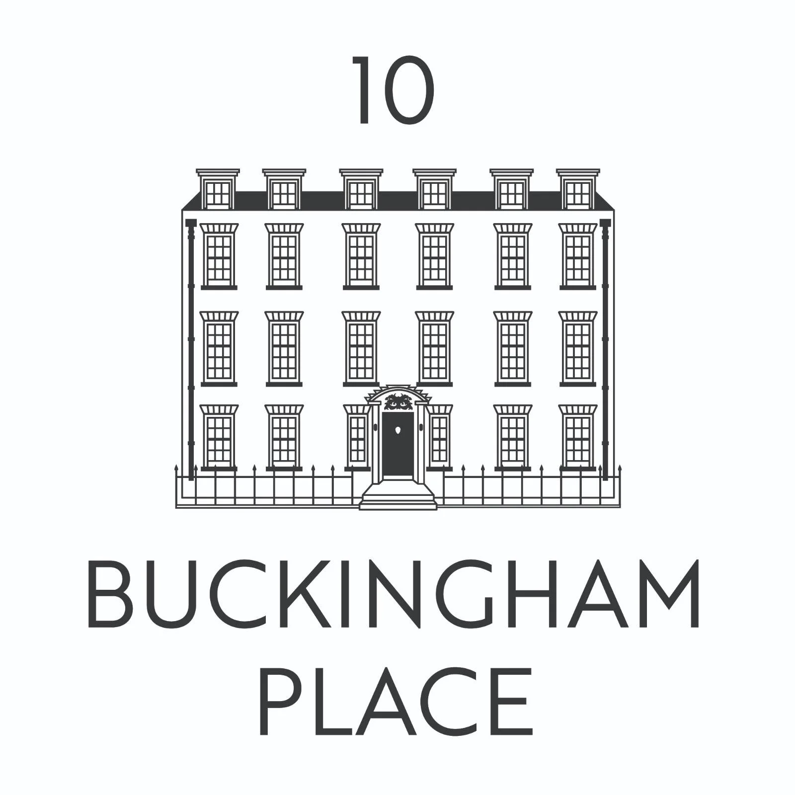 Buckingham palace logo.