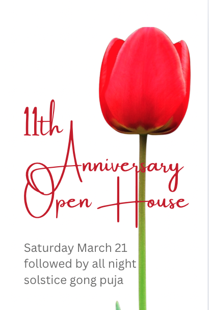 11th Anniversary Open House & All Night Gong Puja