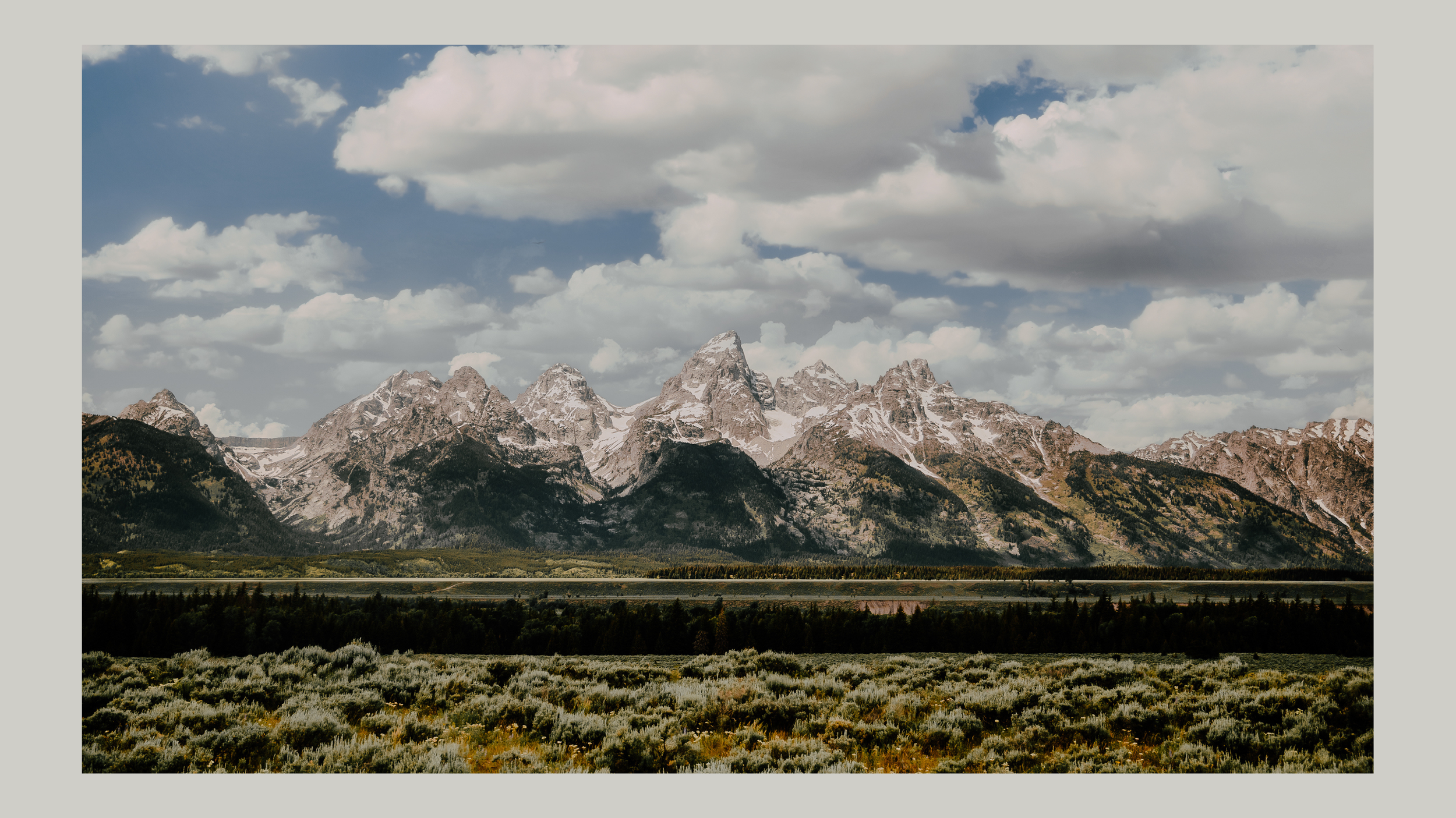 photo of the grand teton mountains by andrew kinsey photography company