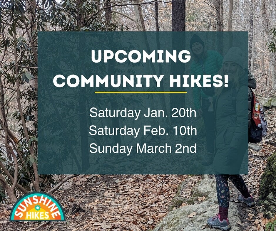 Kicking off 2024 with Winter Community Hikes in Wissahickon!! ☀️❄️☀️

Each excursion includes a gentle yoga warm up, nature hike, relaxing yoga cool down ✨✌🏼

Saturday January 20th @ 10am
Saturday February 10th @ 10am
Saturday March 2nd @ 9am

Commu