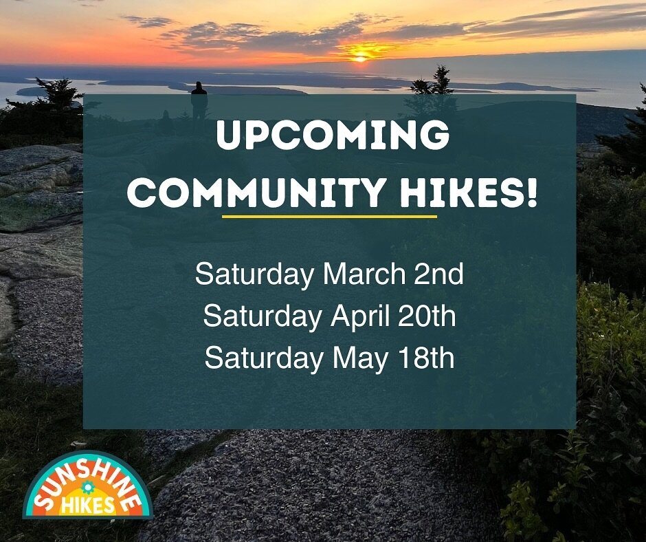 Spring is coming!!! Check out the next three Community Hikes in Wissahickon🌸☀️🦋

Community Hikes are FREE but registration is required. Hike includes warm up yoga practice, 3 mile hike &amp; closing yoga cool-down. Click the link in bio to sign up!