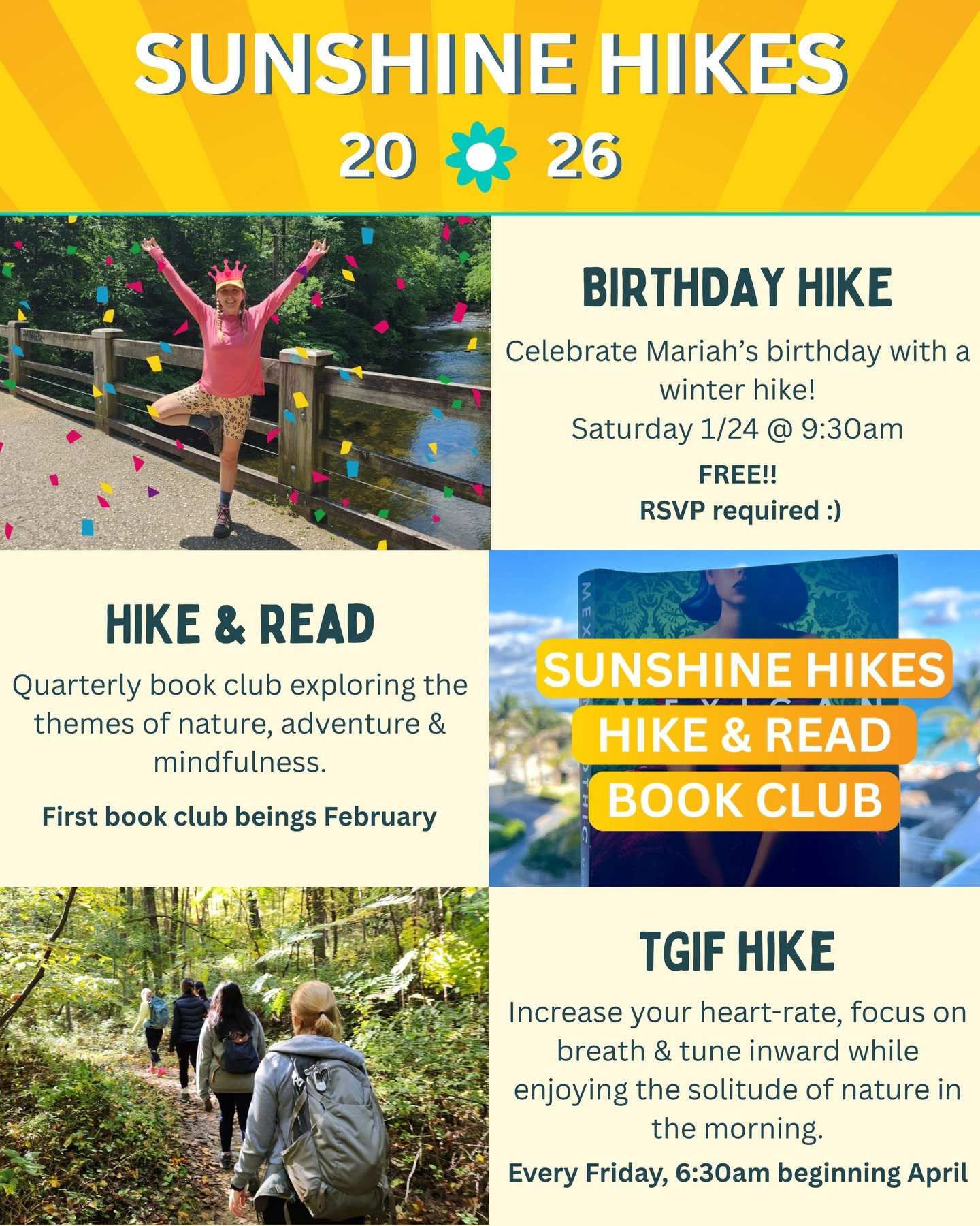 I know, I know- we said we&rsquo;d be in hibernation mode til the spring, but we changed our minds 🐻!! 

We woke up a few months early to share some very exciting programs happening in 2026 🎉

This time of year can be tough, but we truly believe th