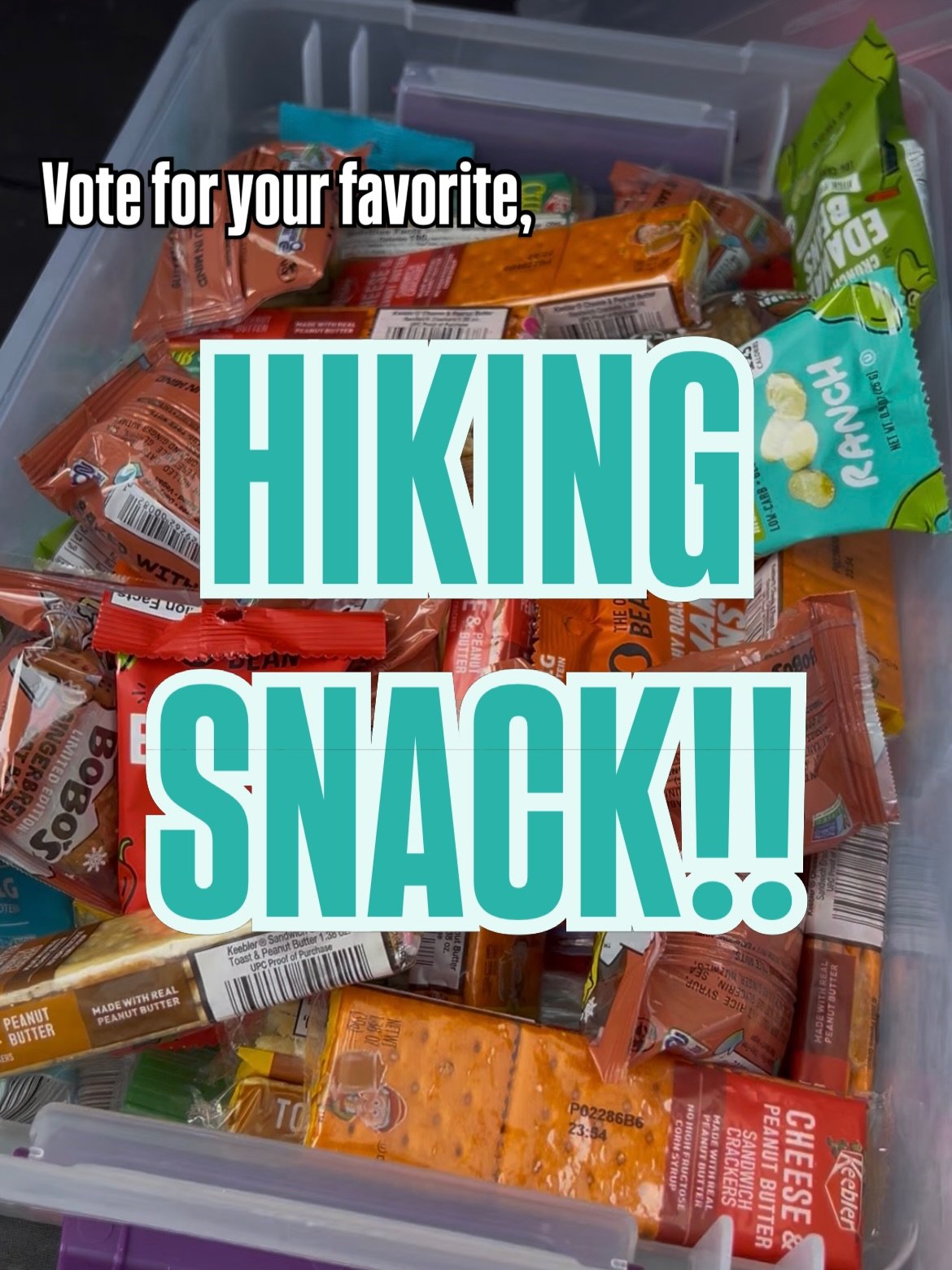 Time to restock the snack bin for 2026 hikes!!! 

Vote for your favorite and comment below with your fave hiking snack- maybe it&rsquo;ll make a special appearance this season 👀☀️🍫🥪