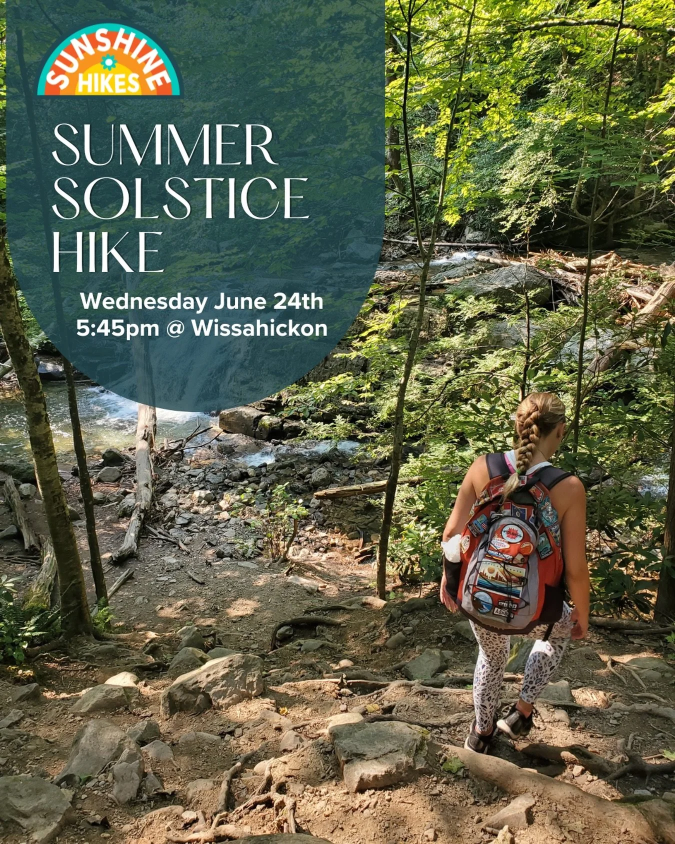 🌞 Celebrate the Summer Solstice- the longest day of the year- outdoors with a hike through Wissahickon Valley Park. 

🌸 Yes, the actual Summer Solstice is Sunday June 21st, but we&rsquo;re celebrating on Wednesday! 

🌿 This hike offers a chance to