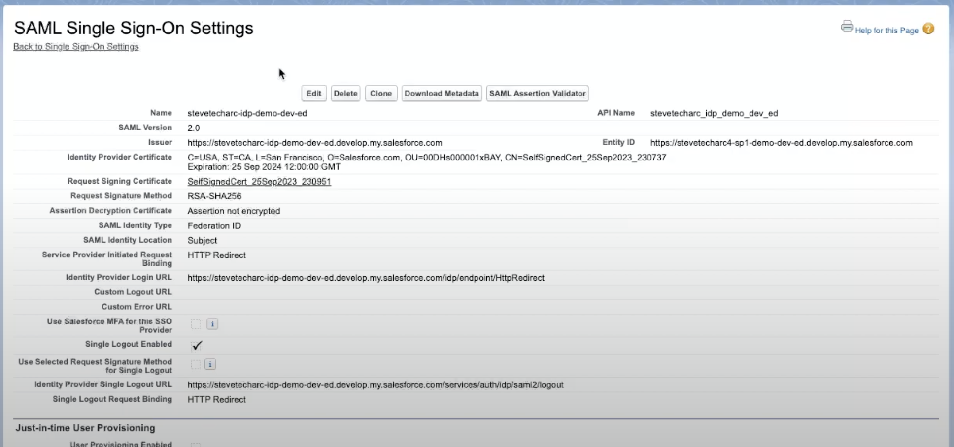 Salesforce to Salesforce Single Sign-On Setup Guide — SteveTechArc