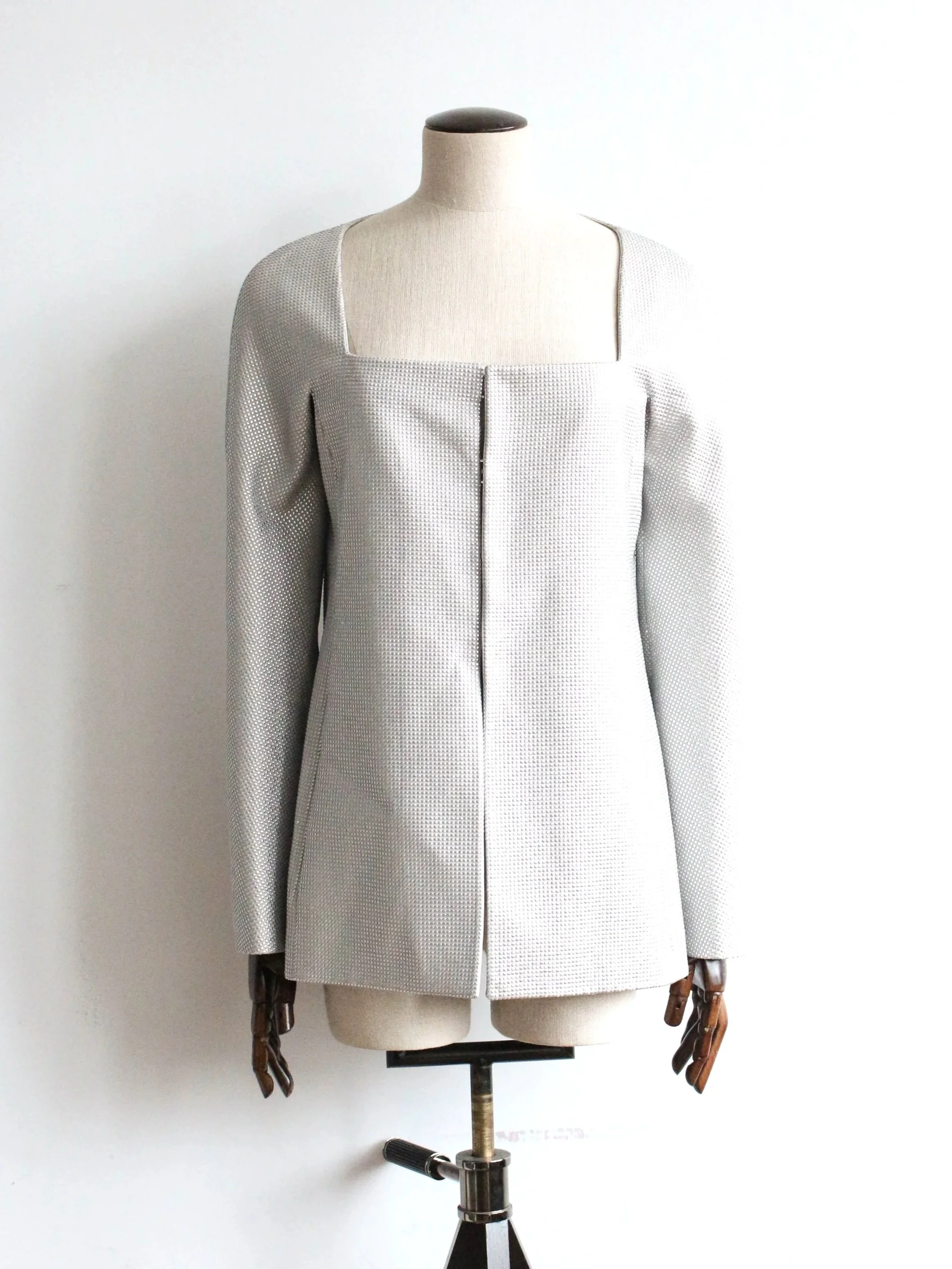 Gianni Versace A/W98 Silver Studded Jacket