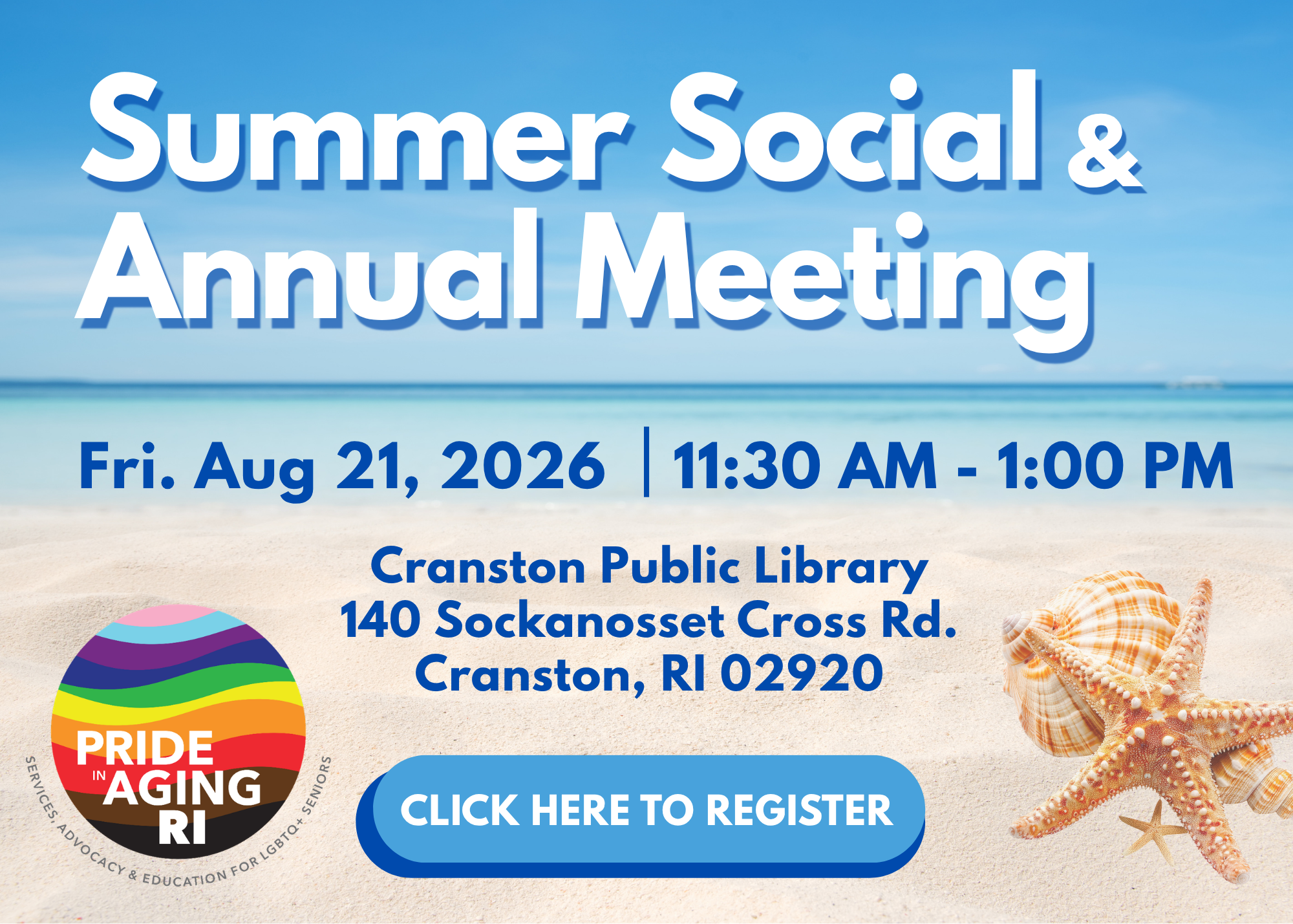 Pride in Aging Summer Social & Annual Meeting