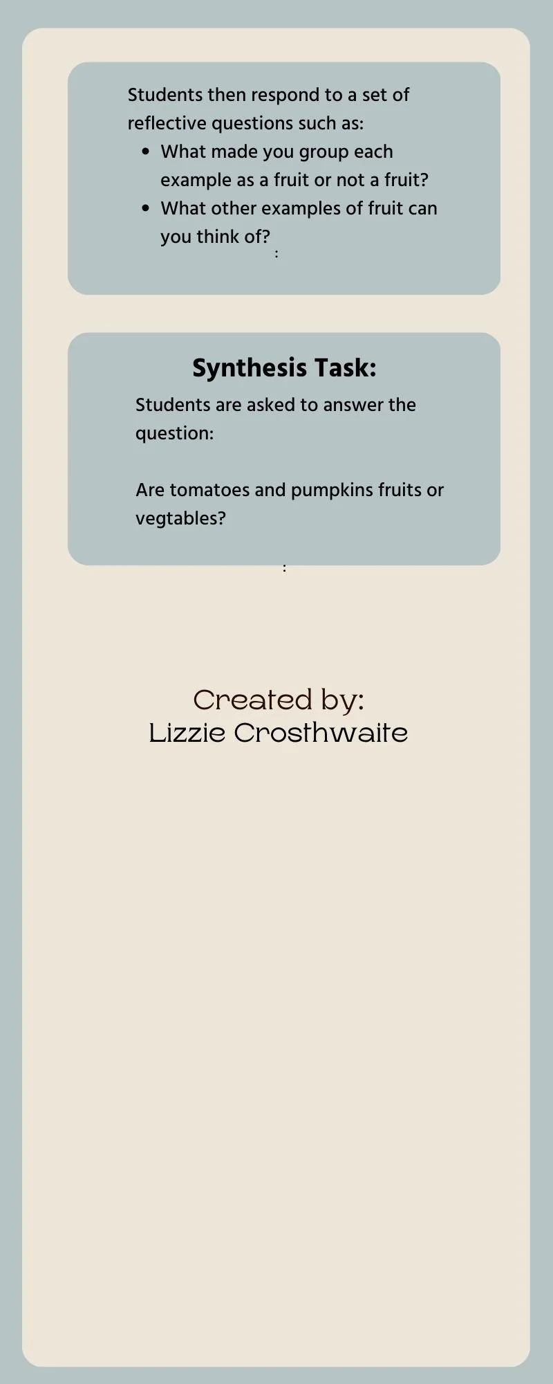 Infographic page 2 decribing Concept Attainment Model