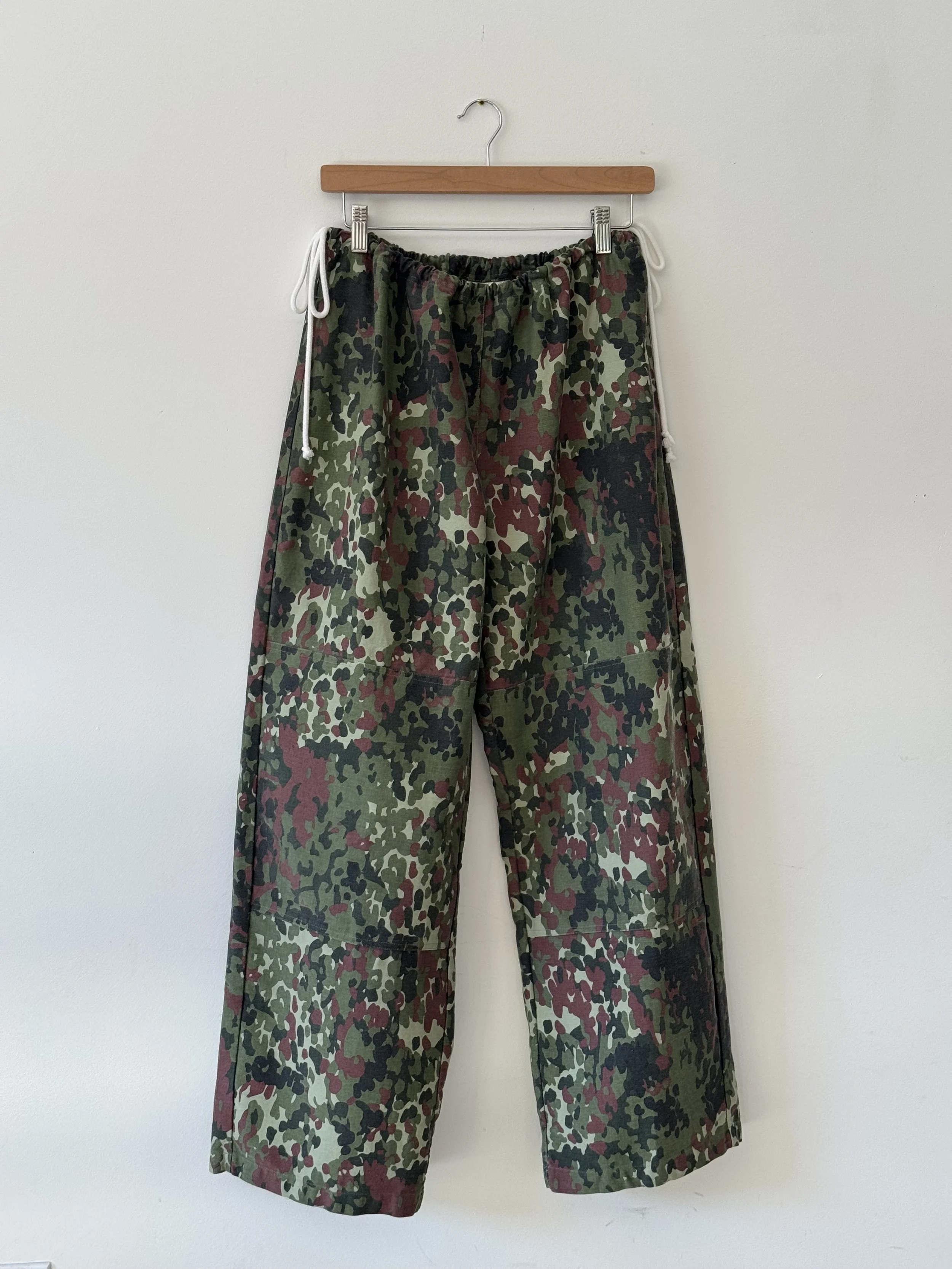 CAMO SIDE-TIE PANT / COTTON TWILL
