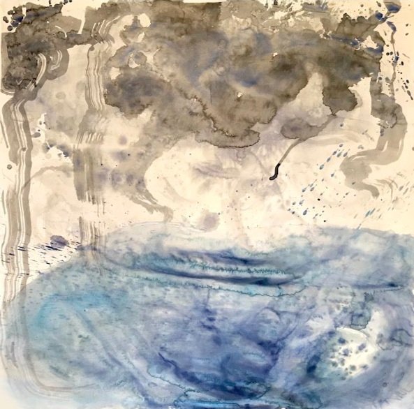 Untitled - 2022
Acrylic Ink on Paper, 60x60in