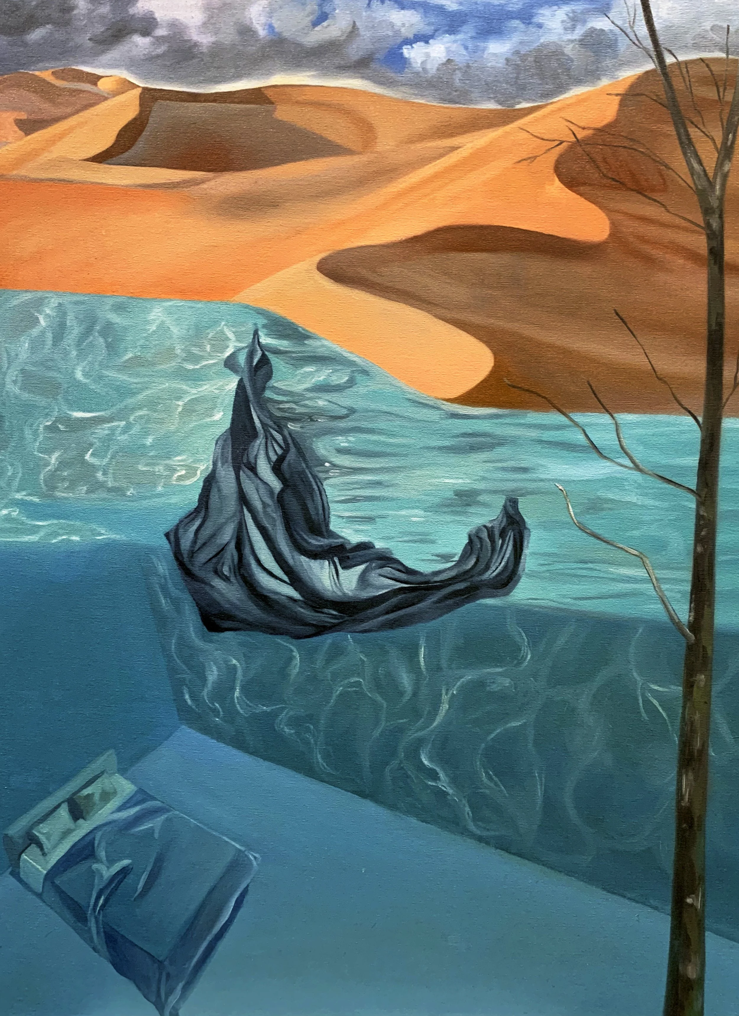 Luar - 2021 
Oil on Canvas, 24x30in