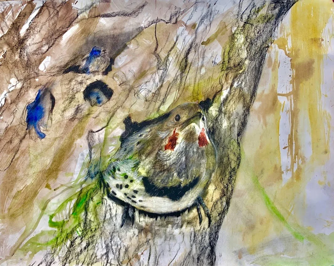 Ink Environment #1 - 2022
Acrylic Ink and Charcoal on Paper, 18x24in