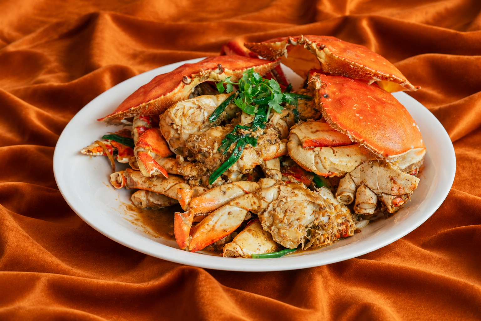 White pepper crab in singapore