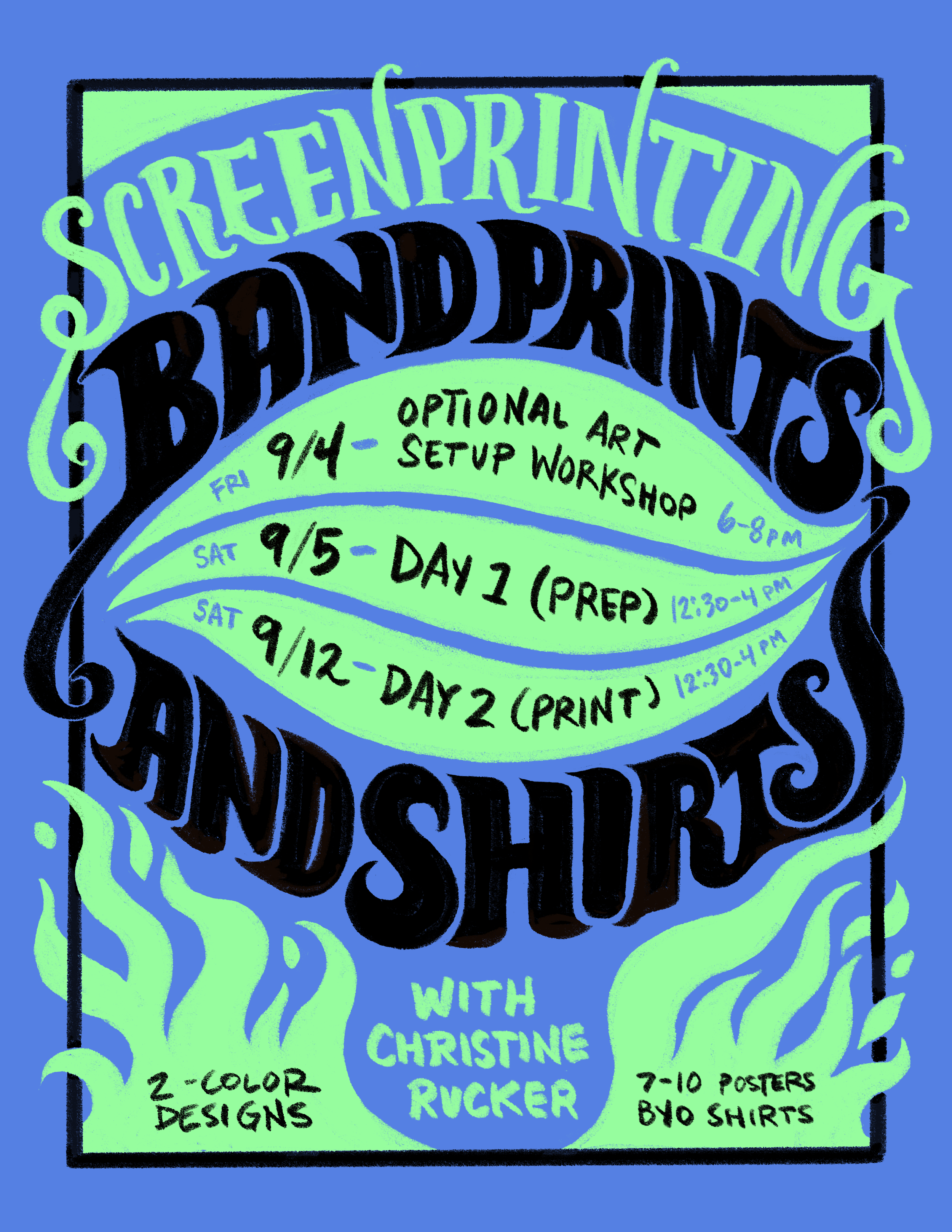 Screenprinting Band Prints & Shirts