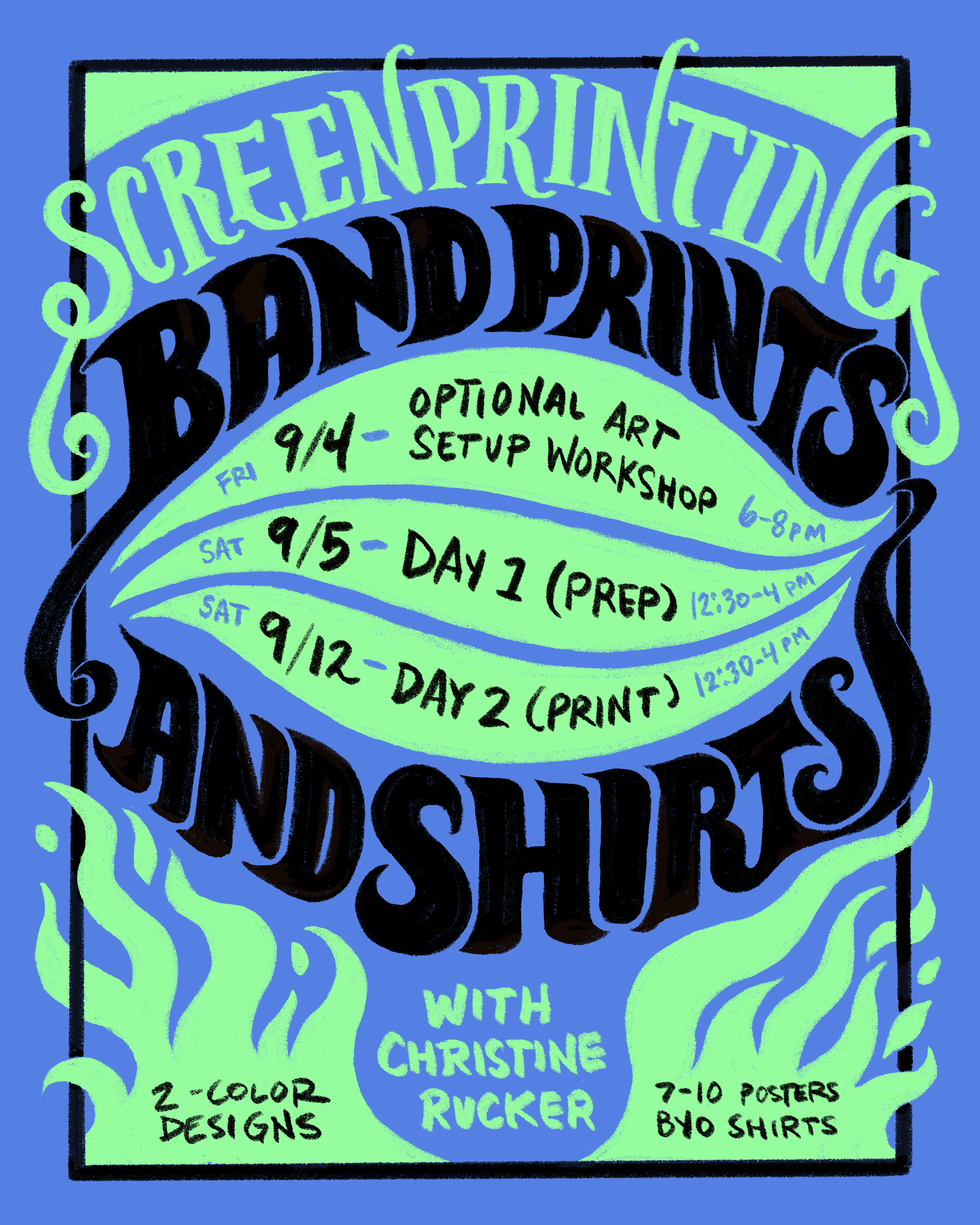 Band Prints &amp; Shirts (Optional Prep Workshop)