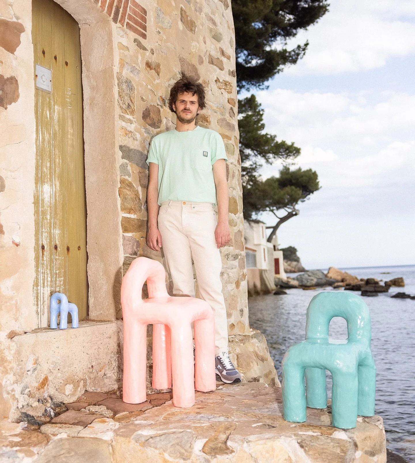 French designer Diego Faivre brings his playful objects to @usefulobjectsgallery in Melbourne&mdash;celebrating the humble and iconic suburban Aussie milk bar.

See more via the 🔗 in bio.

Photo 1  of @pekin_roasted_duck by @yann_audic 
Photo 2 + 3 