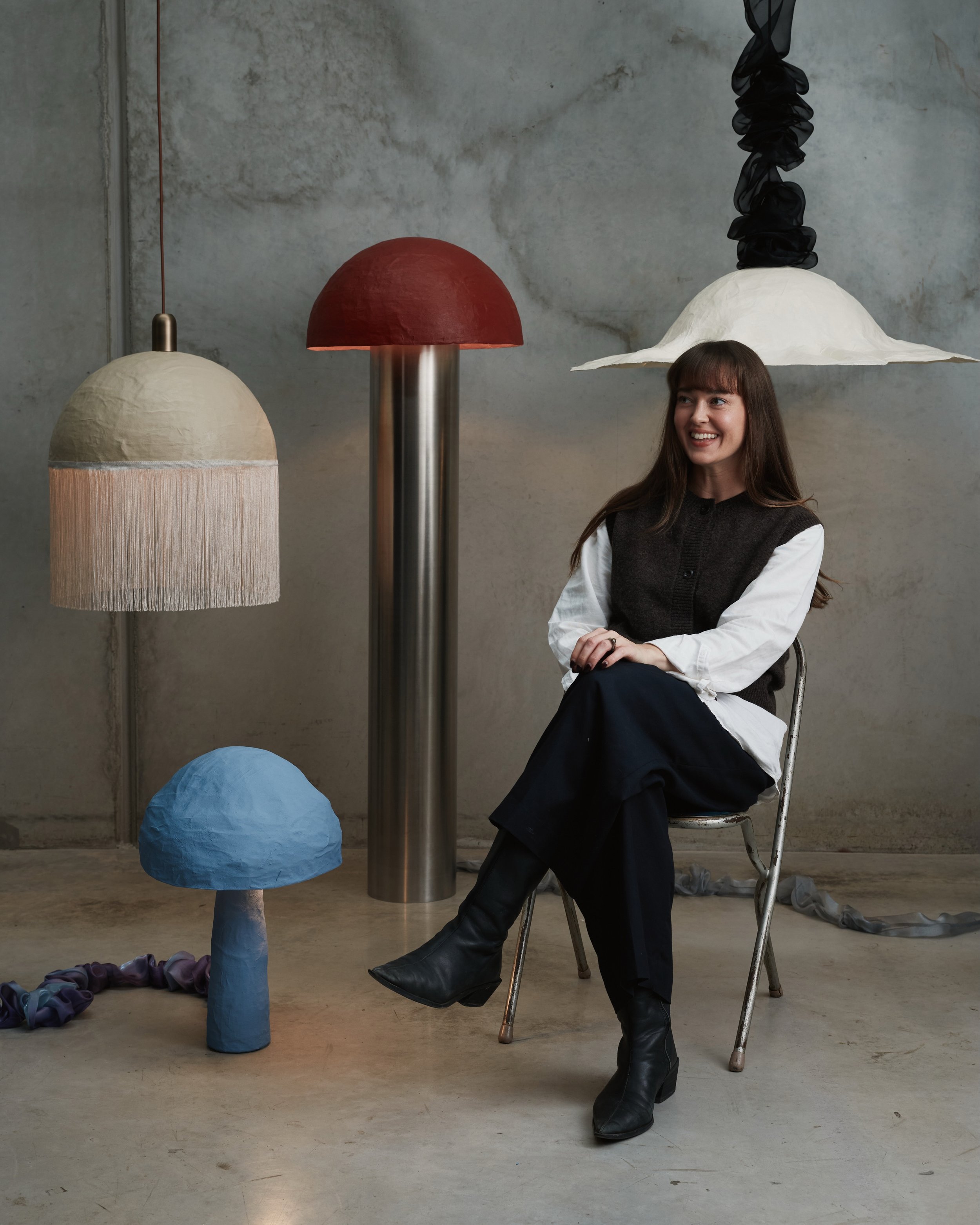 @mashstudios__ new collection, &lsquo;Whirl&rsquo;, brings together five handmade works by Jiordan Tolli, shaped by magical childhood memories of fairy gardens, layered fabrics, movement and nostalgia.

Tap the link in bio to discover more 🧚 

📷 @s