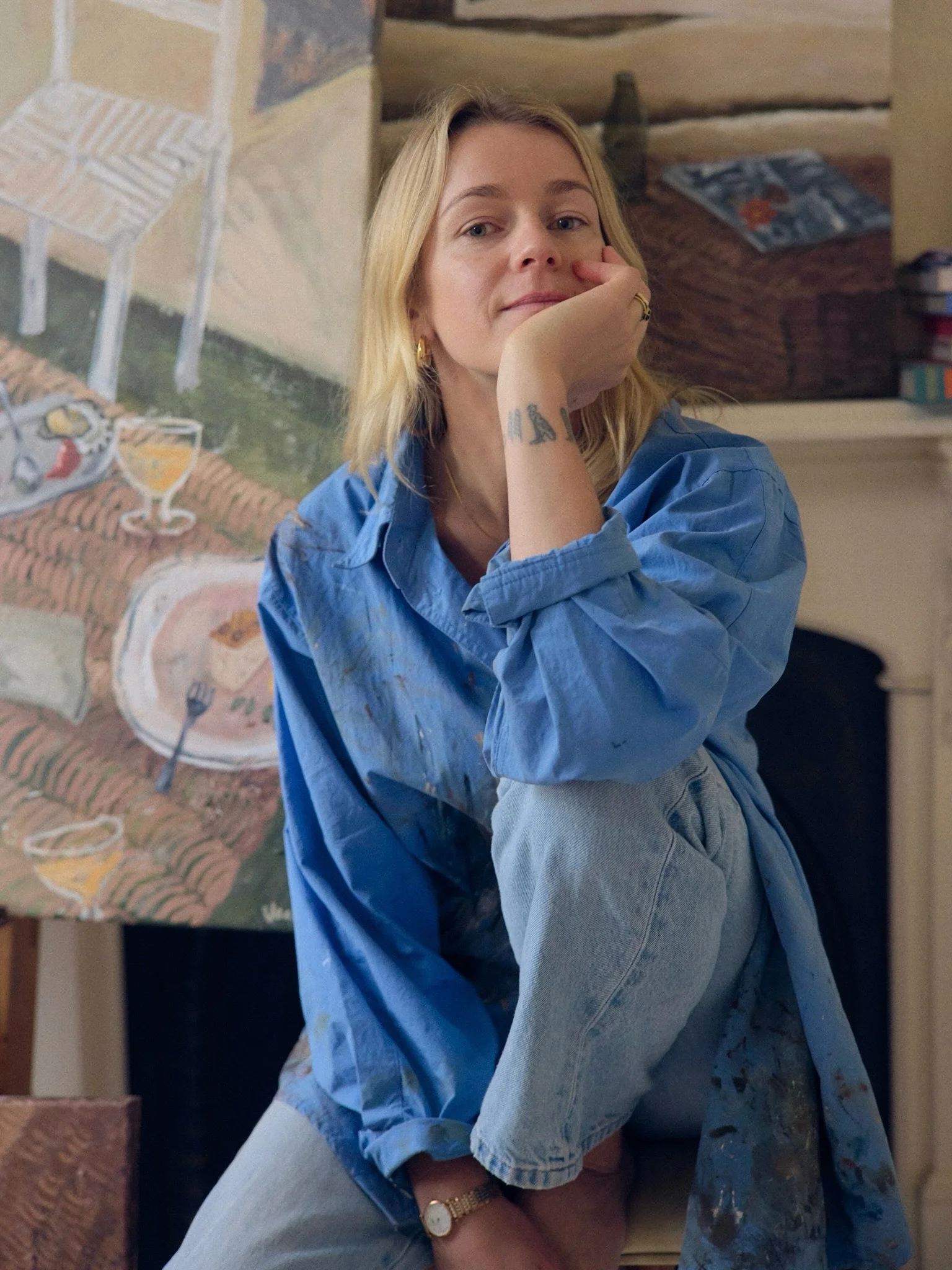 Shaped by food, memory and a love of faraway places, Melbourne-based artist Sammy Veall @veallart captures the joy she finds in life&rsquo;s small, beautiful moments.

Tap the link in bio to discover more 🐟🍇

Photos Mitch Fong