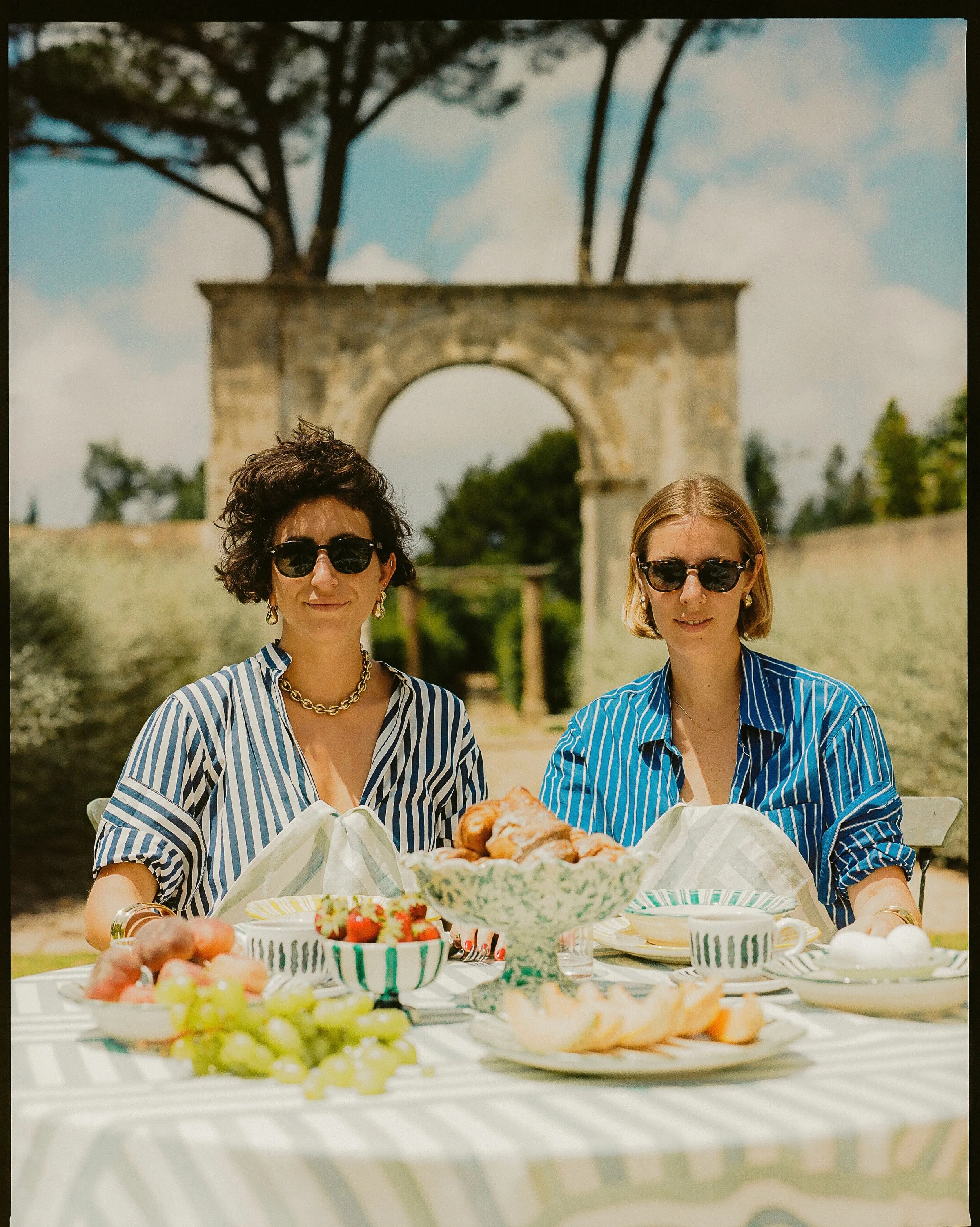 Almost a decade as a duo, @alexandtrahanas founders Heleena Trahanas &amp; Alexandra Heard have found their creative flow state built on trust. 

We talk their dreamy new ceramics collection with @raesonwategos the Mediterranean and artisan tradition
