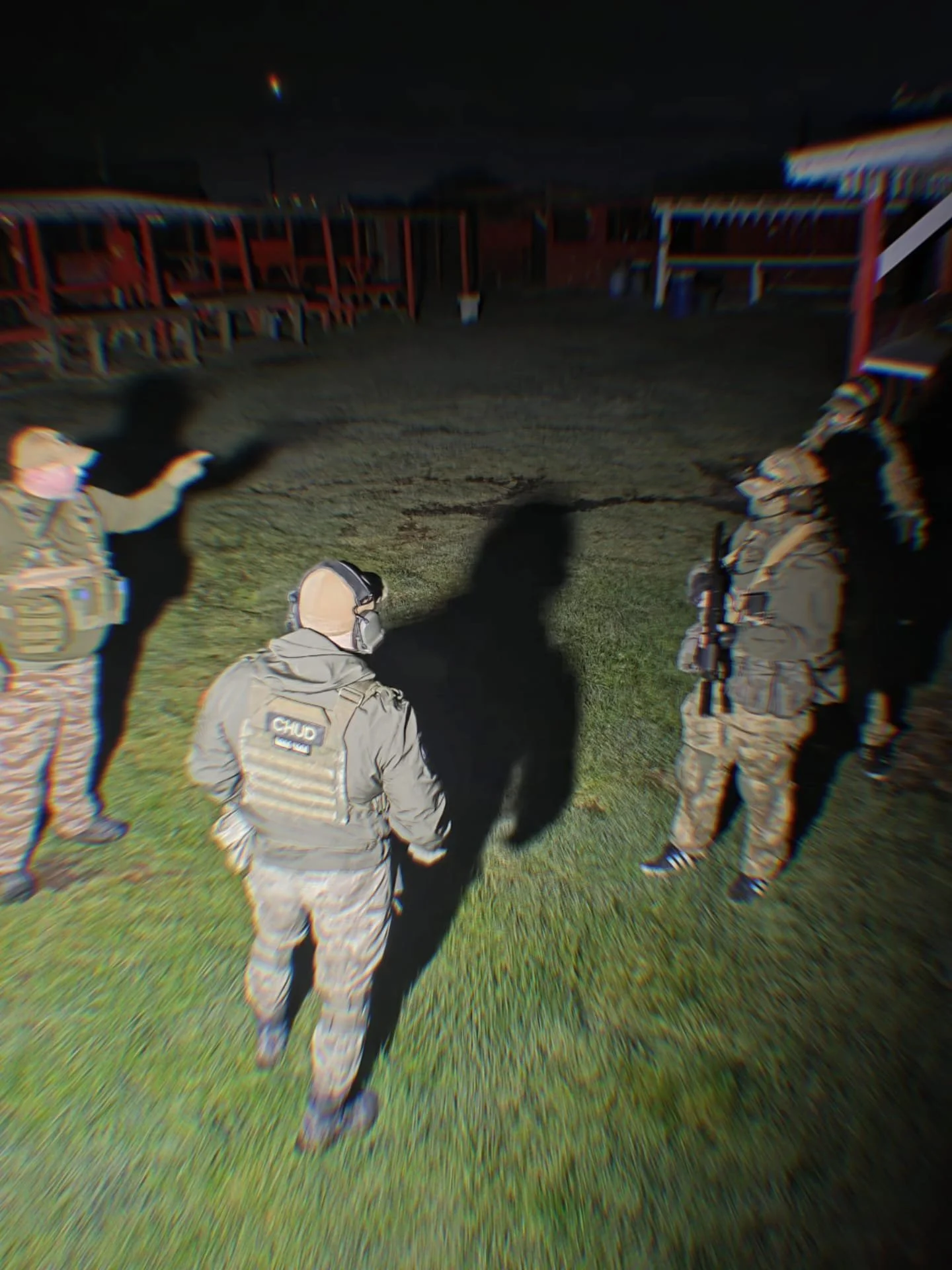 Nothing like learning to shoot in the dark, only at Surrey's best Airsoft X