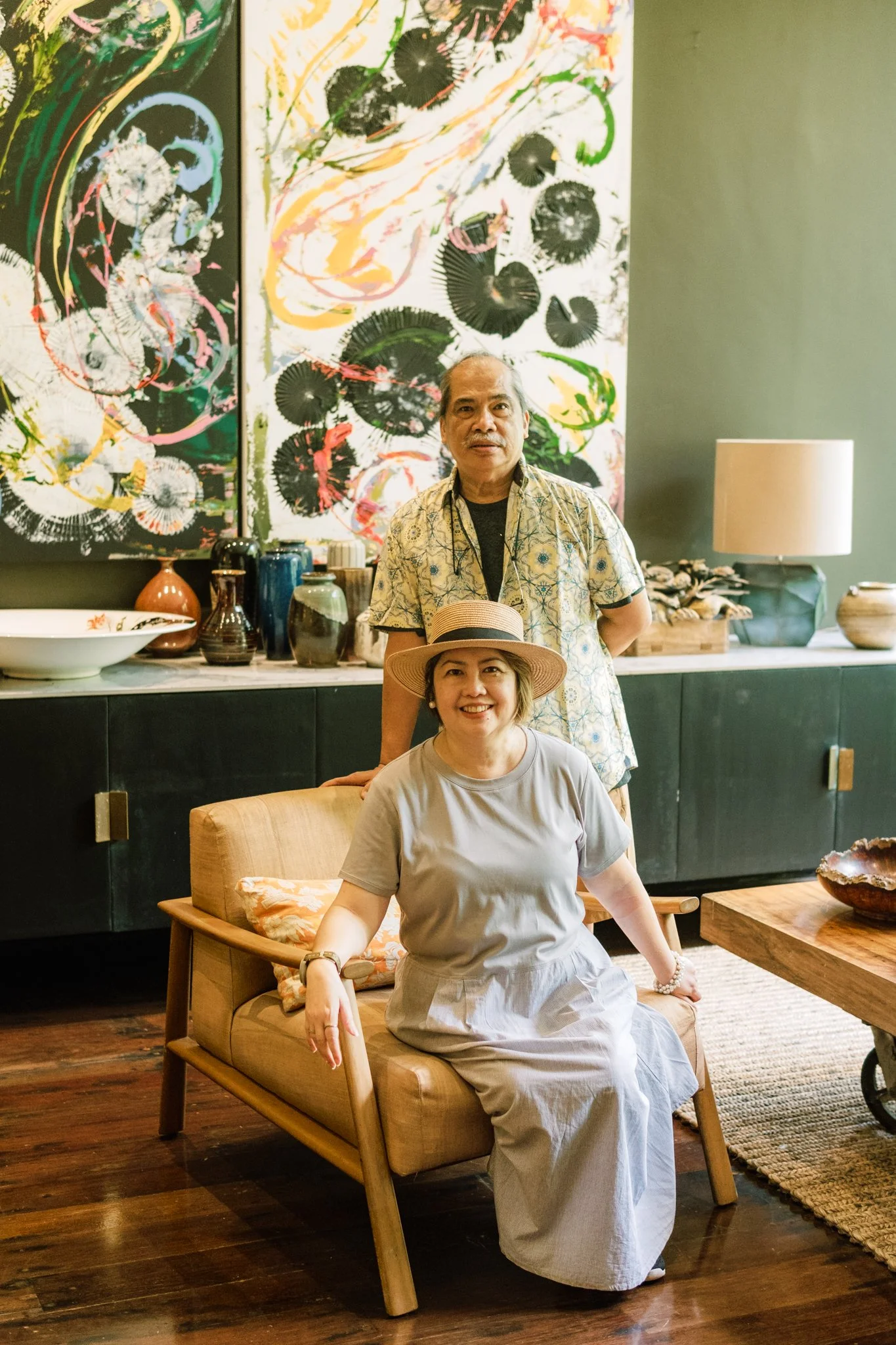San Pablo Artists Visit Studio 88 with Tourism Officer