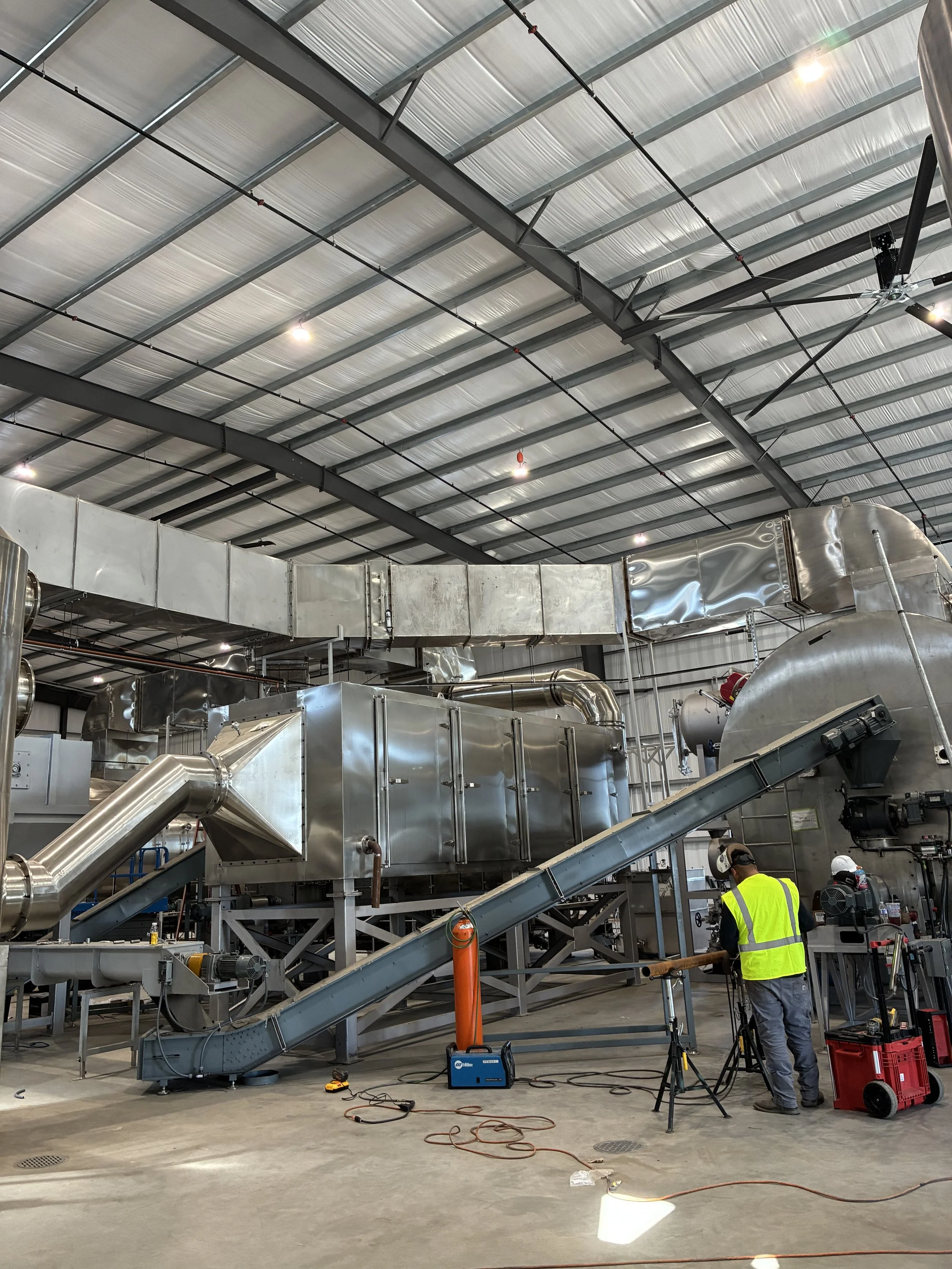Sitos Group biochar production facility in California