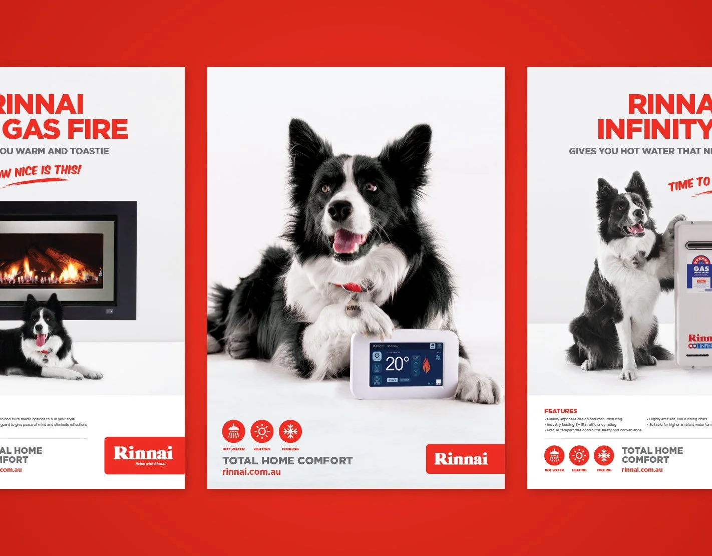 Red Crayon, Advertising Agency, Creative, Marketing Agency, Melbourne,  Rinnai, Brand Campaign, Campaign Strategy, Campaign Creative, Content Creation, Video Production & Photography