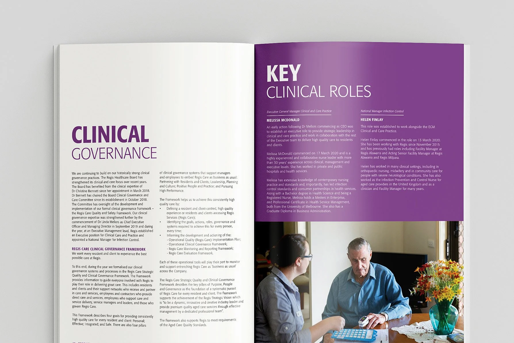 Red Crayon, Advertising Agency, Creative, Marketing Agency, Melbourne, Regis Ages Care, annual report, Design, Copywriting, Collateral