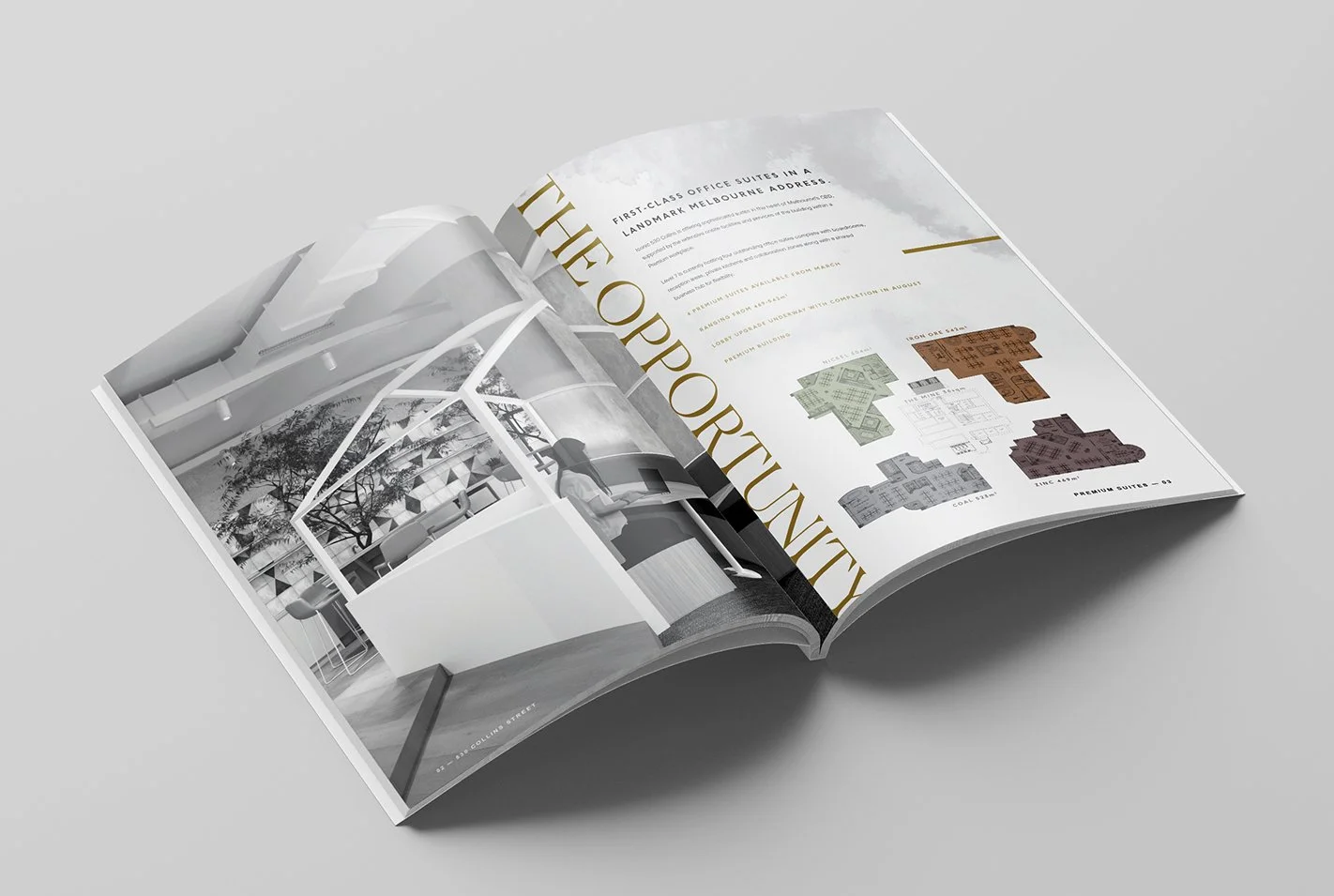 Red Crayon, Advertising Agency, Creative, Marketing Agency, Melbourne, Colliers International, 530 Collins Street, Collateral Design