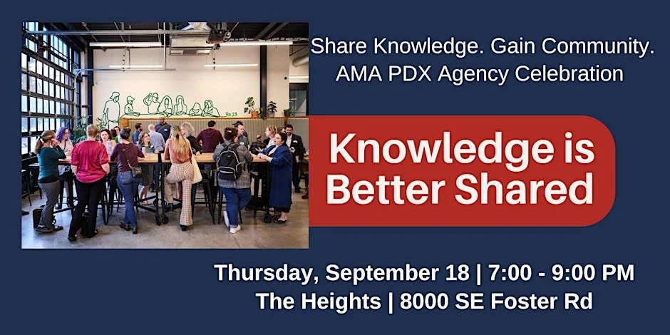 Knowledge is Better Shared: AMA PDX Agency Celebration 2025