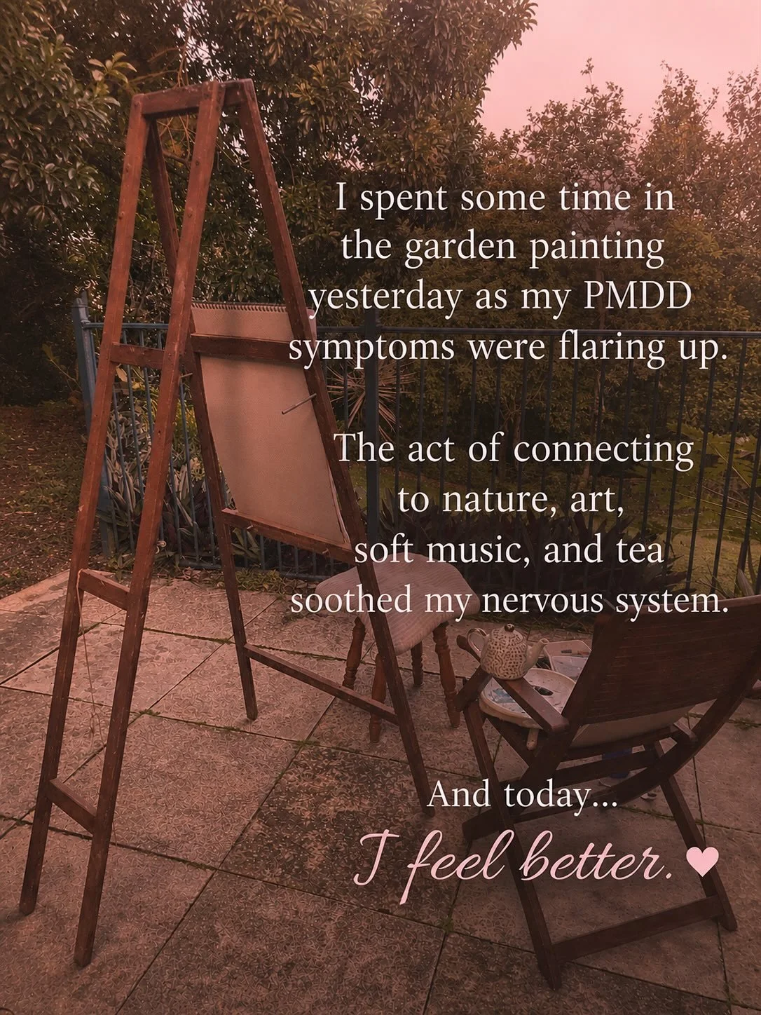🫠Life can be tough

Stressful, tense, challenging 

And I love carving out opportunities to help you to release that stress and tension through connecting to nature, soothing sounds and a loving community 💖

Mums rose is not like a hotel high tea 
