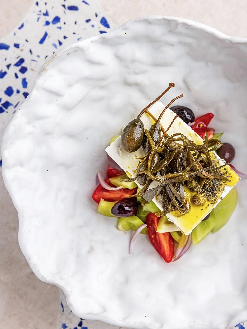 Where simplicity meets perfection: the classic Greek salad, made the Miya way.

#miyarestaurant #miyadubai #greekcuisine #greekfood #greekrrstaurant #dubairestaurant #bluewaters