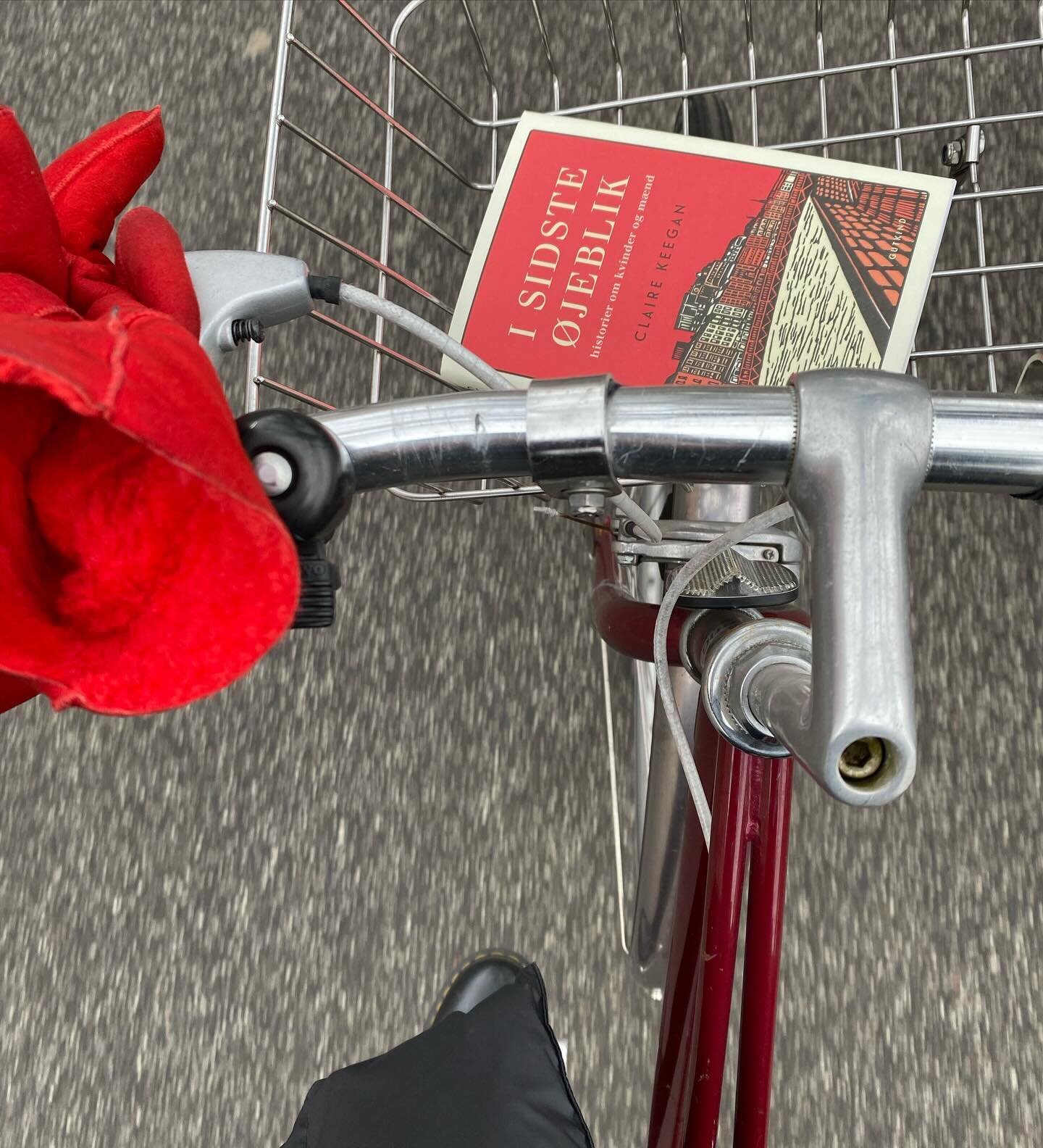 Bedste m&aring;de at f&aring; liv i en gr&aring; dag: bogk&oslash;b! Og s&aring; videre i rollen som cyklende foredragsholder: Gentofte bibliotek i aften, hvor jeg for sidste gang taler om den fri aborts historie.