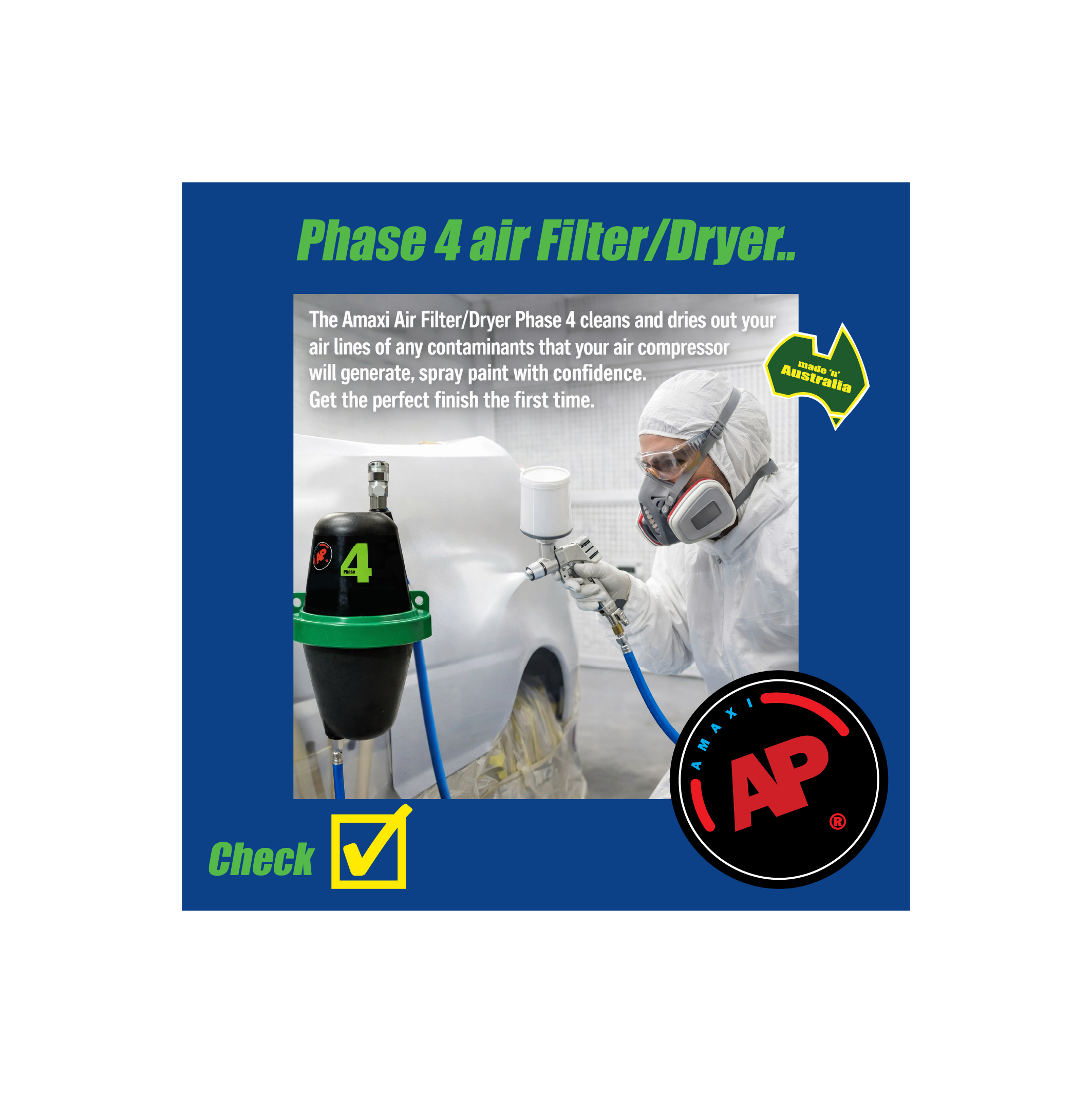 tHE pHASE 4 AIR FILTER/DRYER