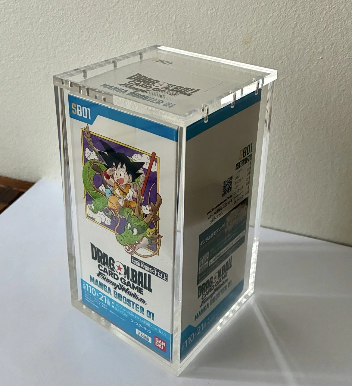 Display Fusion World Manga Booster SB01 avec protection acrylique.jpeg