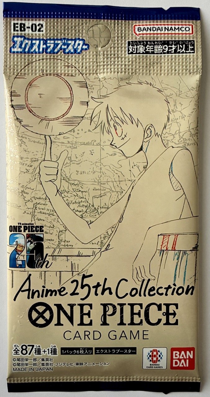 Booster de cartes à collectionner et à jouer One Piece EB02 Anime 25th collection