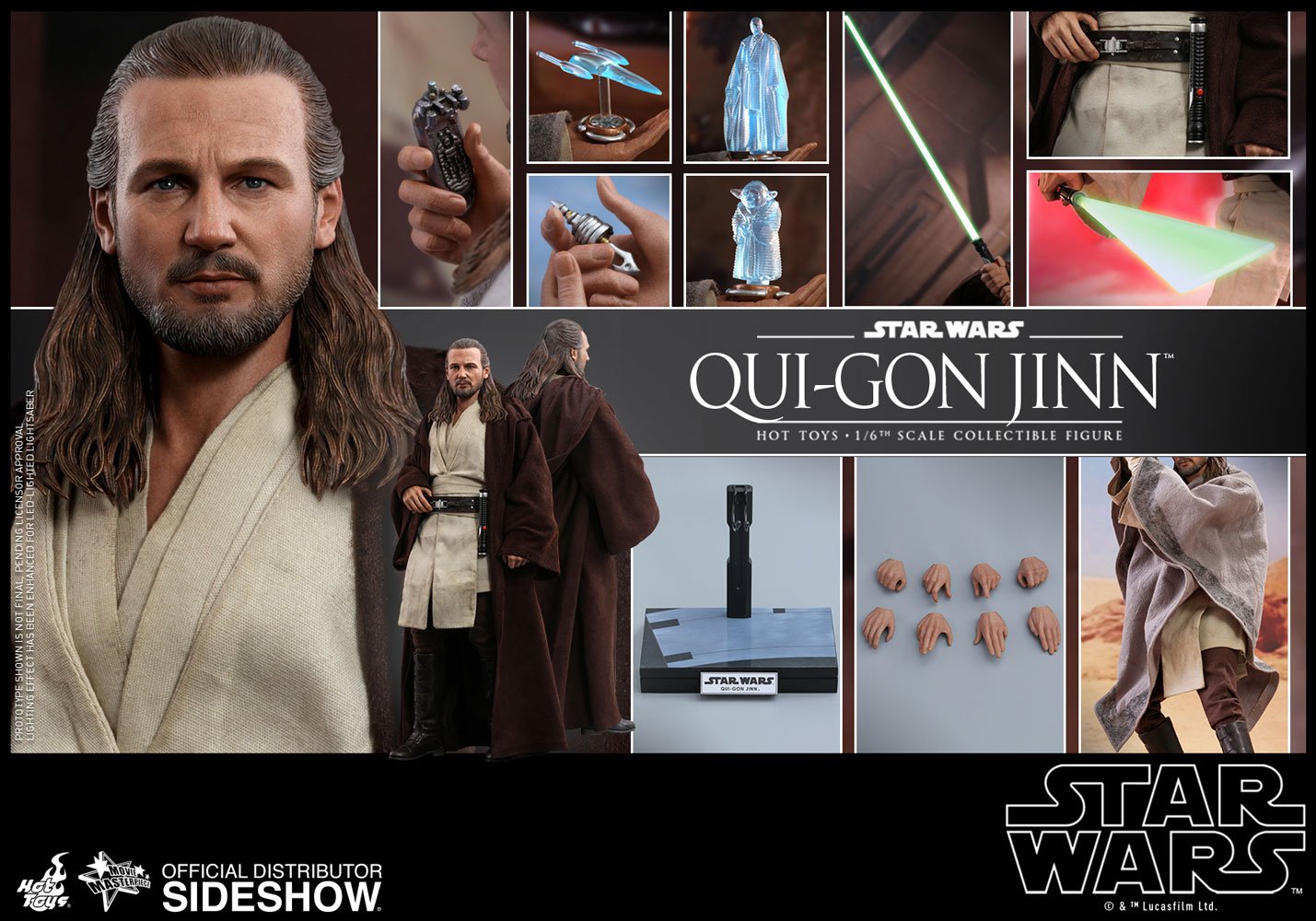 Hot Toys MMS525 - Qui-Gon Jinn Phantom Menace