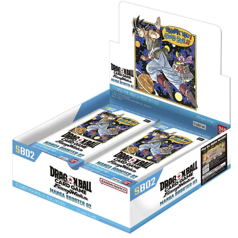 Display Box Dragon Ball Fusion World SB02 Manga Booster (ENG)