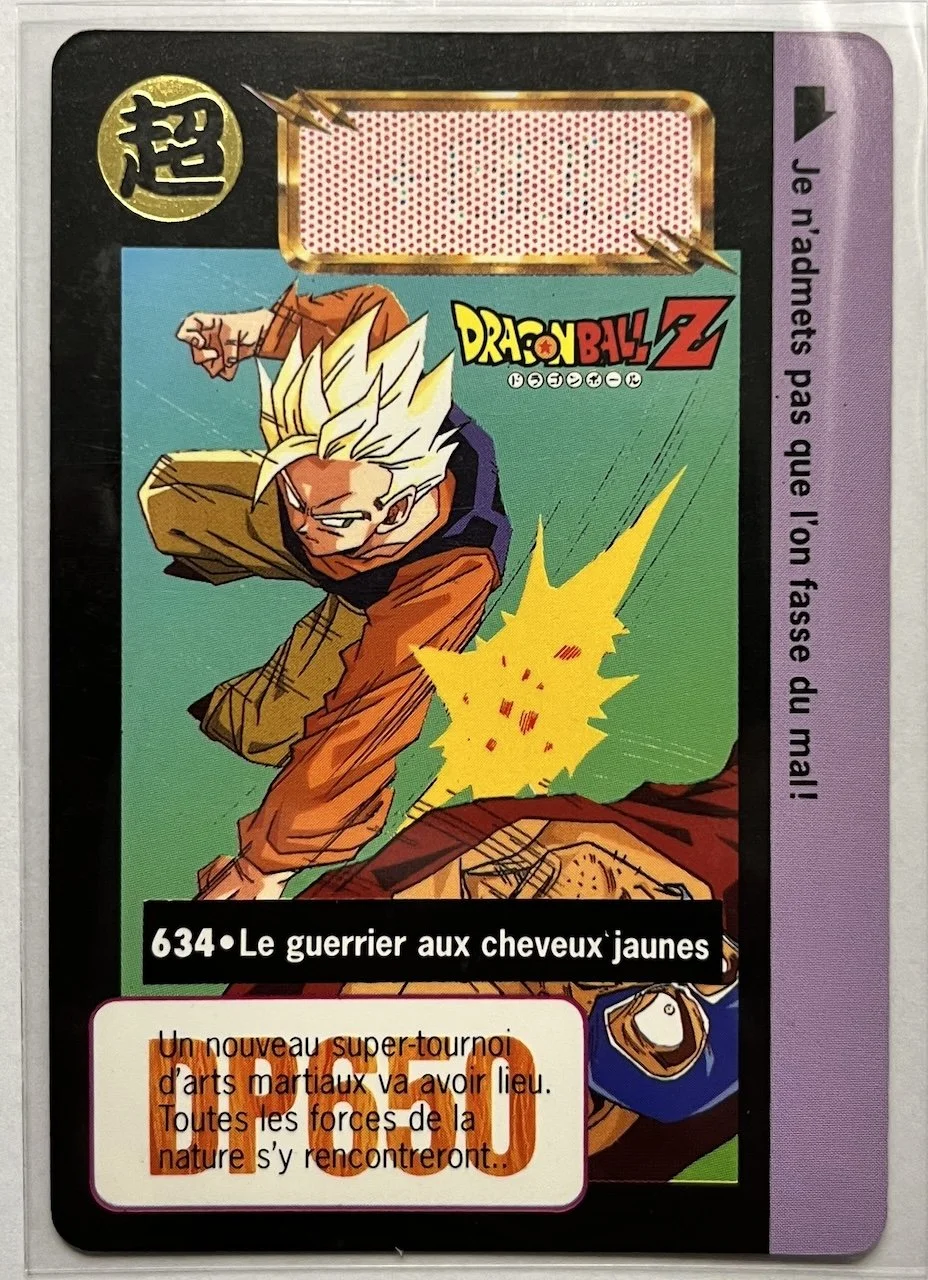 Carte Dragon Ball Carddass Hondan 634 FR