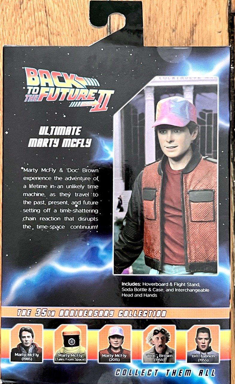 Figurine articulée NECA Marty Retour vers le futur 2