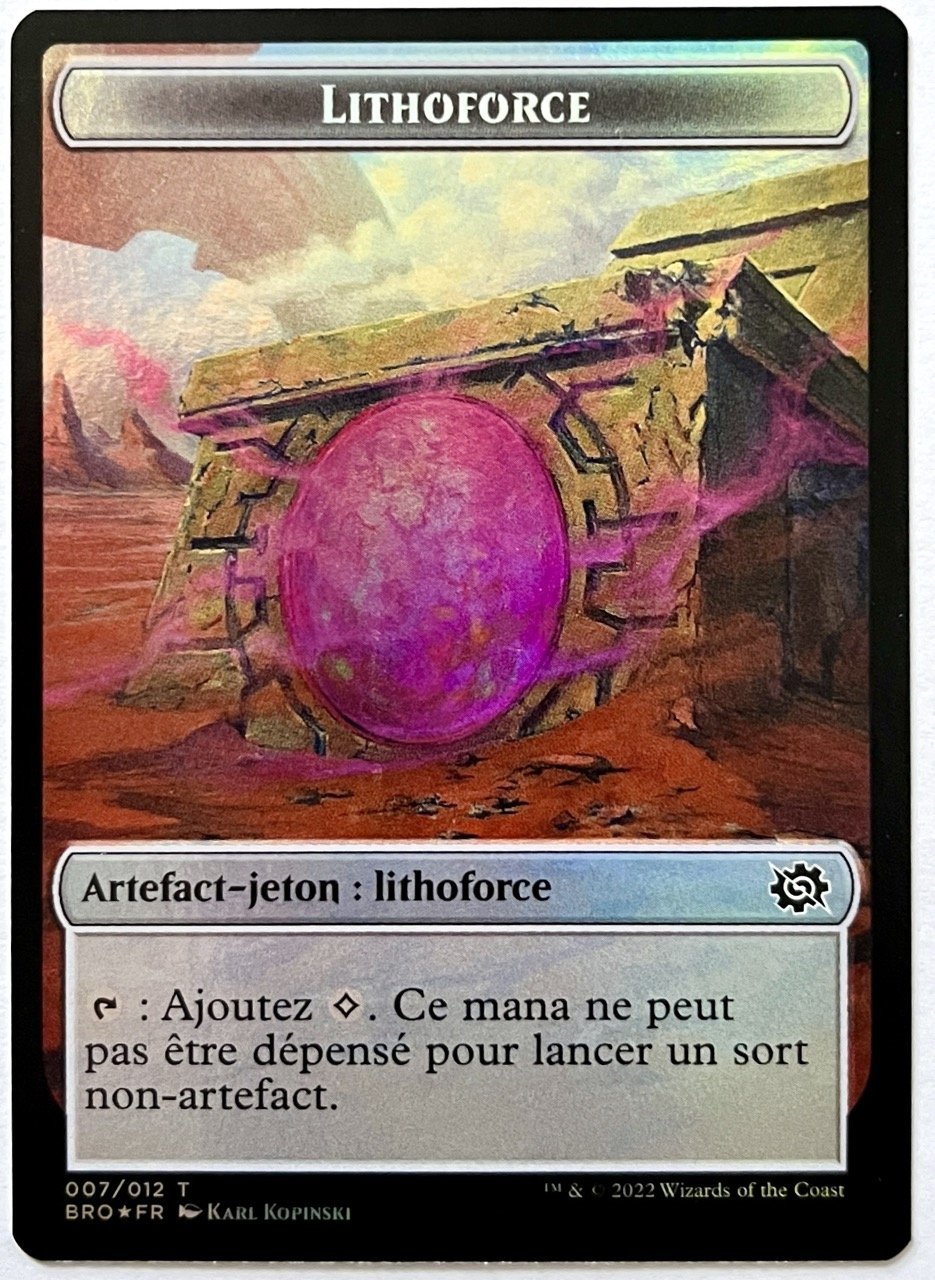 Carte Magic BRO 007 - Lithoforce