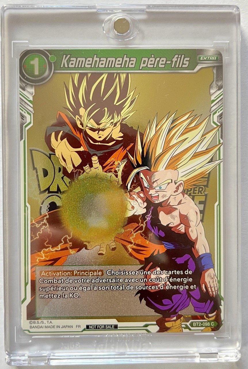 Dragon Ball Super Card Game BT2-098 C Laser Gold Foil Anniversary Box