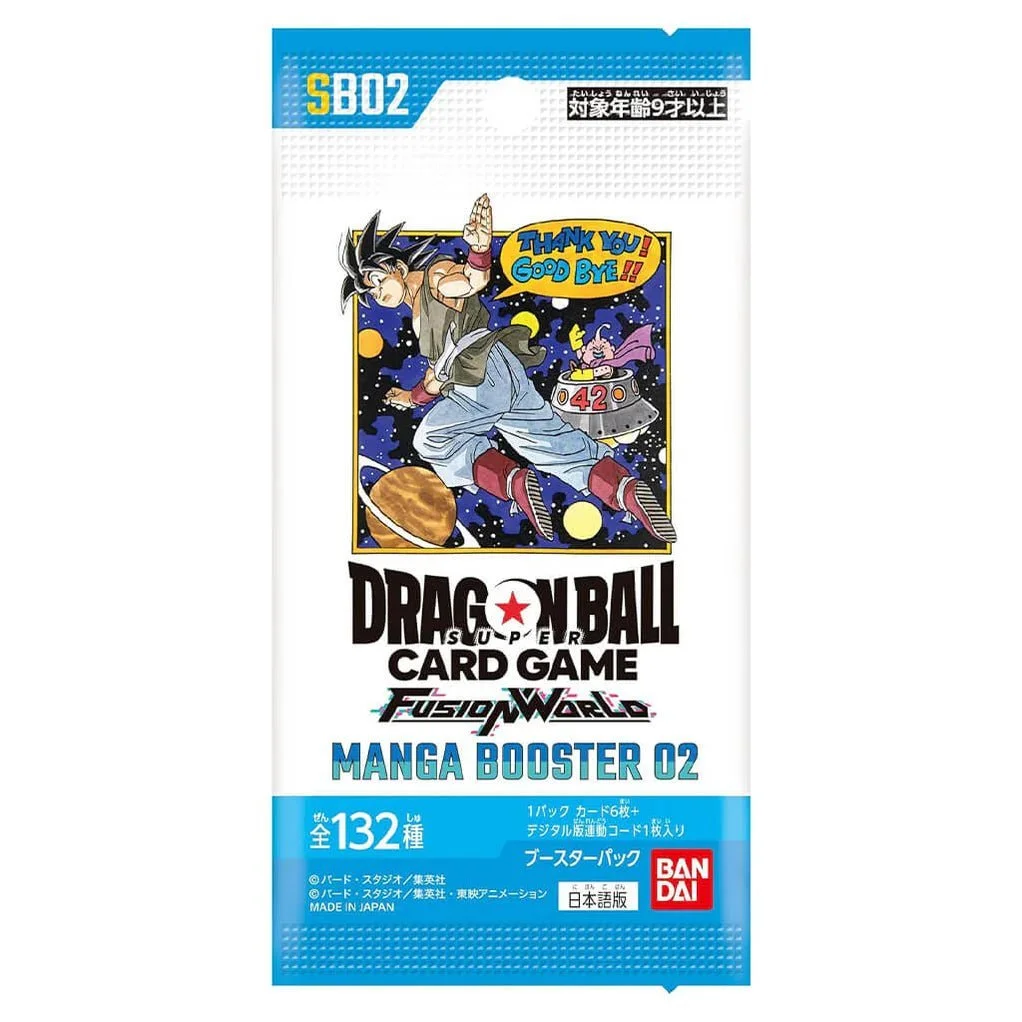 Booster Dragon Ball Fusion World SB02 Manga Booster