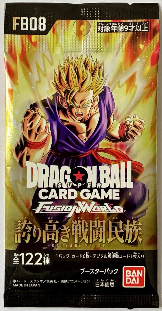 Booster Dragon Ball Fusion World FB08 Saiyan's Pride